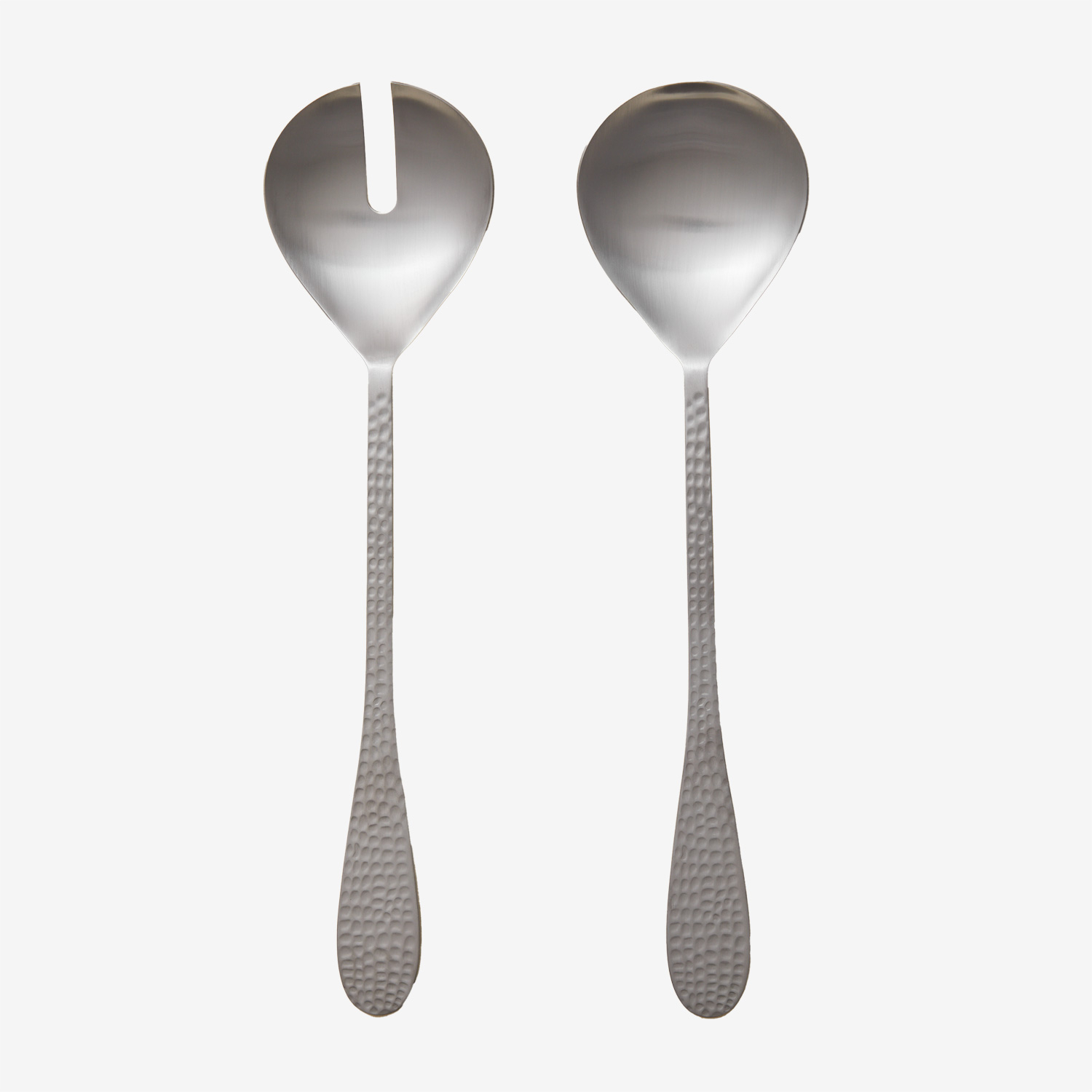 Sklum Set Aus 2 Salatbesteckteilen Aus Edelstahl Aina Silber