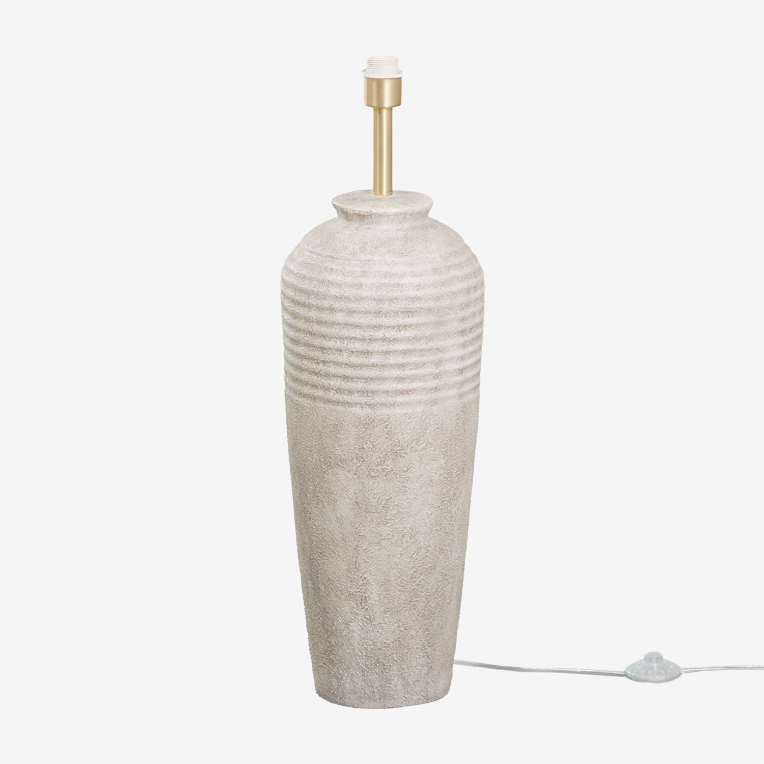 Sklum Base Für Stehlampe 65 Cm Aus Keramik Arondir Eierschale
