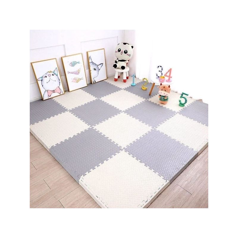 Schaumstoff-spielmatte – Weiche Eva-puzzlematte Für Kinder, Steckspielmatte, Schaumstoff-bodenmatte, 16-teilig. Fyn1096fyn10