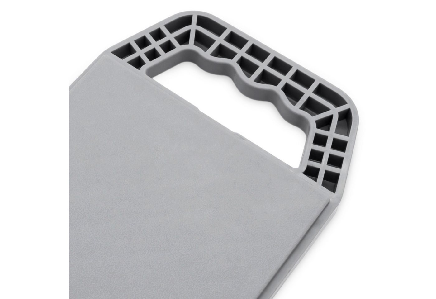 Unterlegplatten Für Wohnwagen Stützen 22 X 16 Cm Grau Stapelbar - 4er Set - Stützplatten Für Wohnmobil Stützblöcke Aus Hochdichtem Polyethylen Bild 2