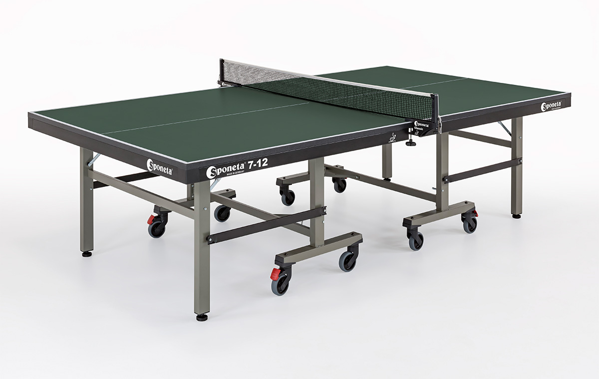 Sponeta Indoor-tischtennisplatte "s 7-12" (s7 Line), Grün