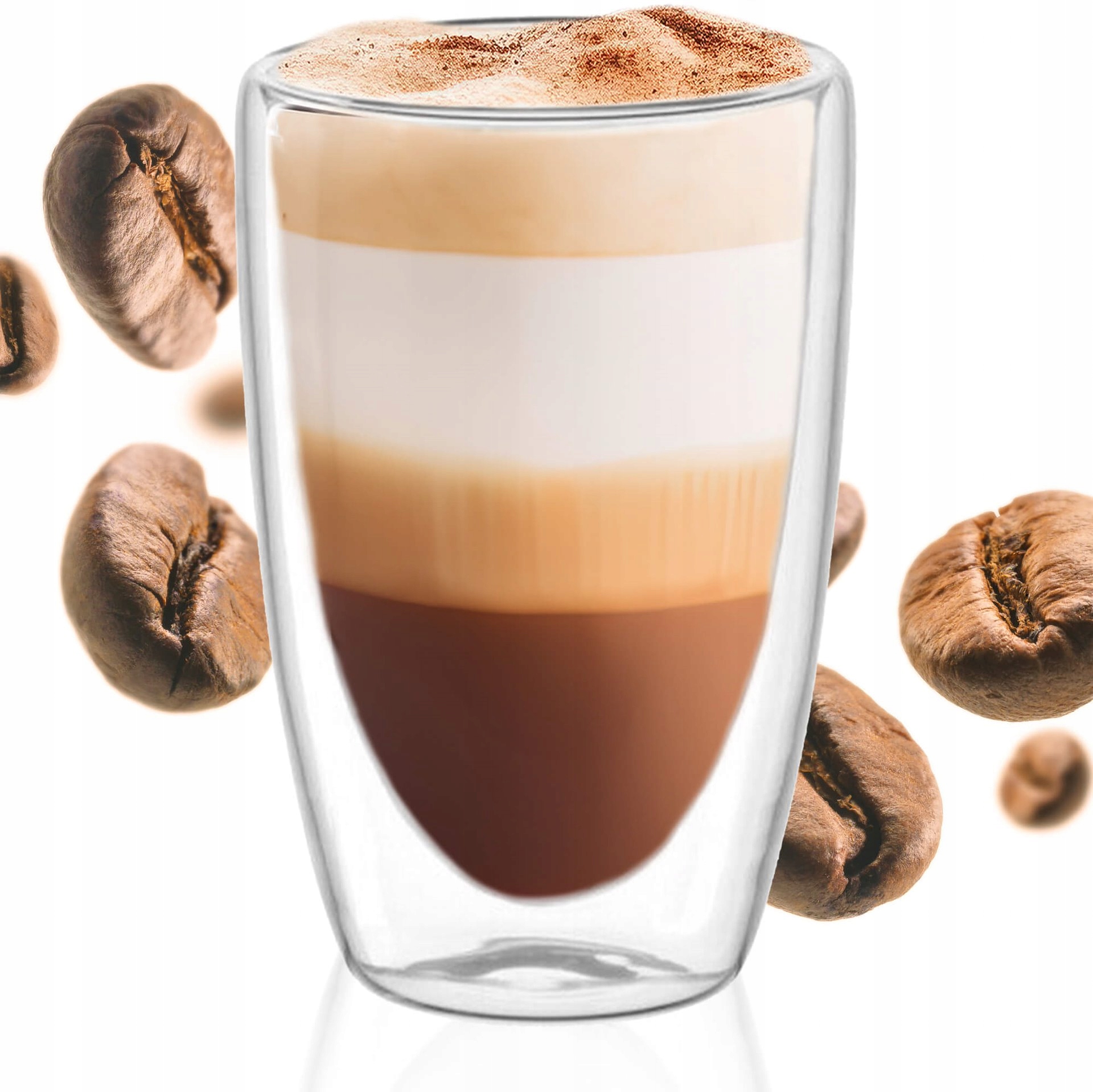 Thermotasse Für Latte Kaffee Tee Mit Doppelboden 480ml Als Geschenk