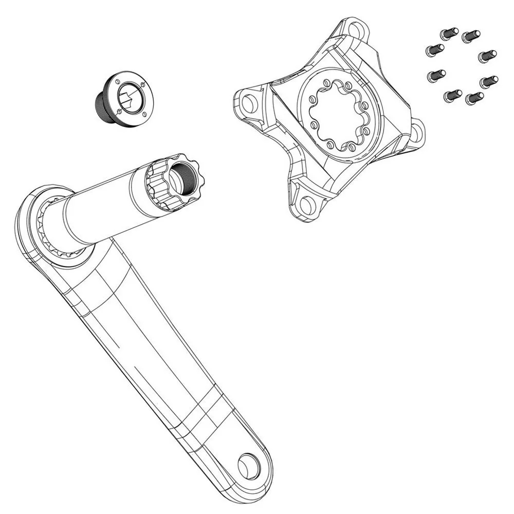Schraubensatz Sram Torx T20 8 Stück Langlebig Präzise
