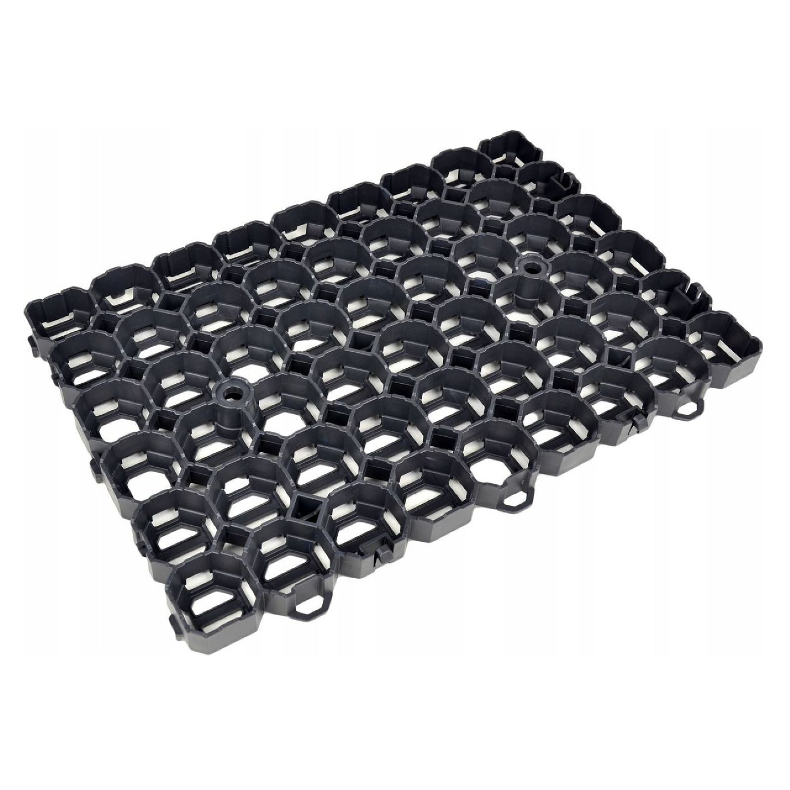10x Kunststoff Paddockplatte Schwarz 60x40x4 Cm Rasengitter Rasenwabe