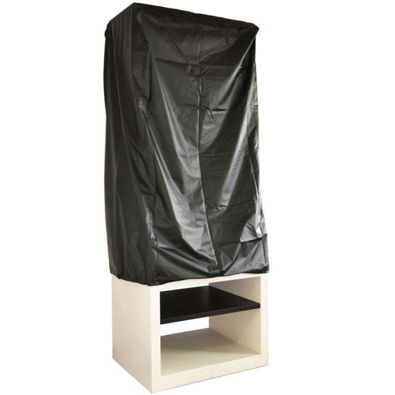 Kitaway Schwarze Grillabdeckung 89x64x165 Cm Schützende Grillabdeckung Wasserdichte Schutzhülle Für Den Außenbereich