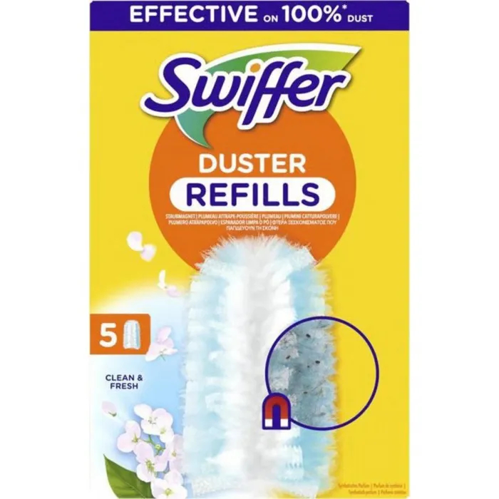 Swiffer Staubmagnet Nachfüllpack 5er, Duft Komfort Pack Staubmagnet Nachfüllpack (5 Tücher)