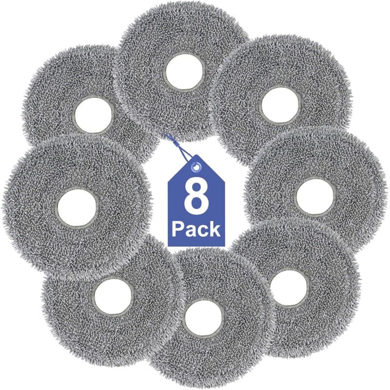 6 Ersatz-wischpads Für Roborock Saros 10r, Qv 35a, Qv 35s, Qrevo S, Qrevo Pro, Qrevo Edge, Qrevo Curv, Qrevo Master — Weiche Mikrofaser, Waschbar Und Wiederverwendbar