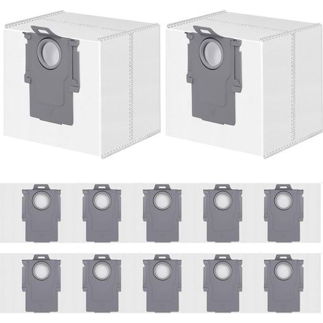 Set Aus 12 Staubsaugerbeuteln Für Roborock S8+/s8 Pro Ultra/s7 Maxv Ultra/q7 Max+/q8 Max+/q5 Pro+/q5 Max+/q10 X5+/s5+, Q7 M5+/l5+ Saugroboter – Ersatz-staubbeutel-zubehör