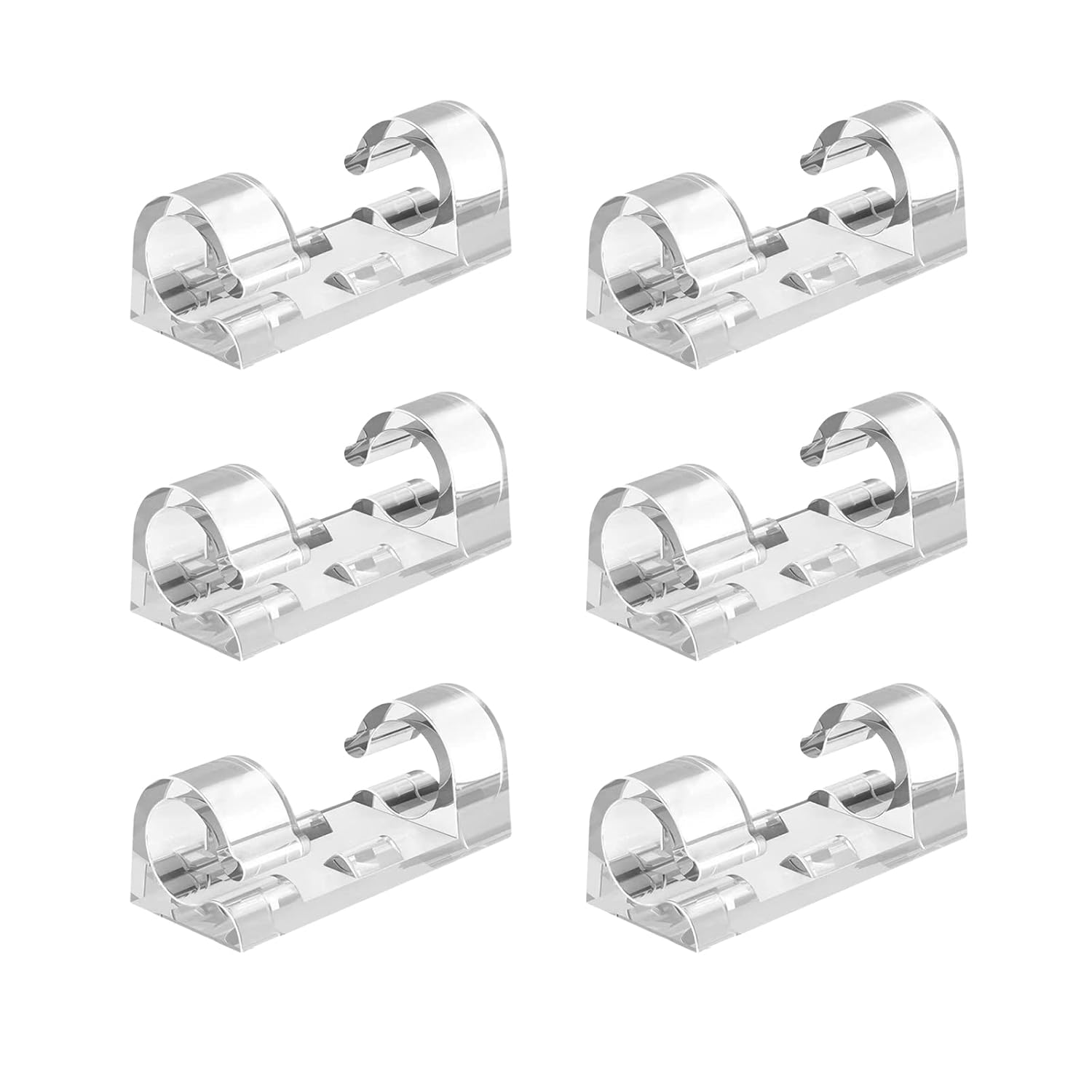 150-teiliges Transparentes Kabelorganizer-set – Selbstklebende Kabelclips – Geeignet Für Die Meisten Netzkabel, Usb-kabel, Audiokabel, Ladekabel Und Kopfhörerkabel