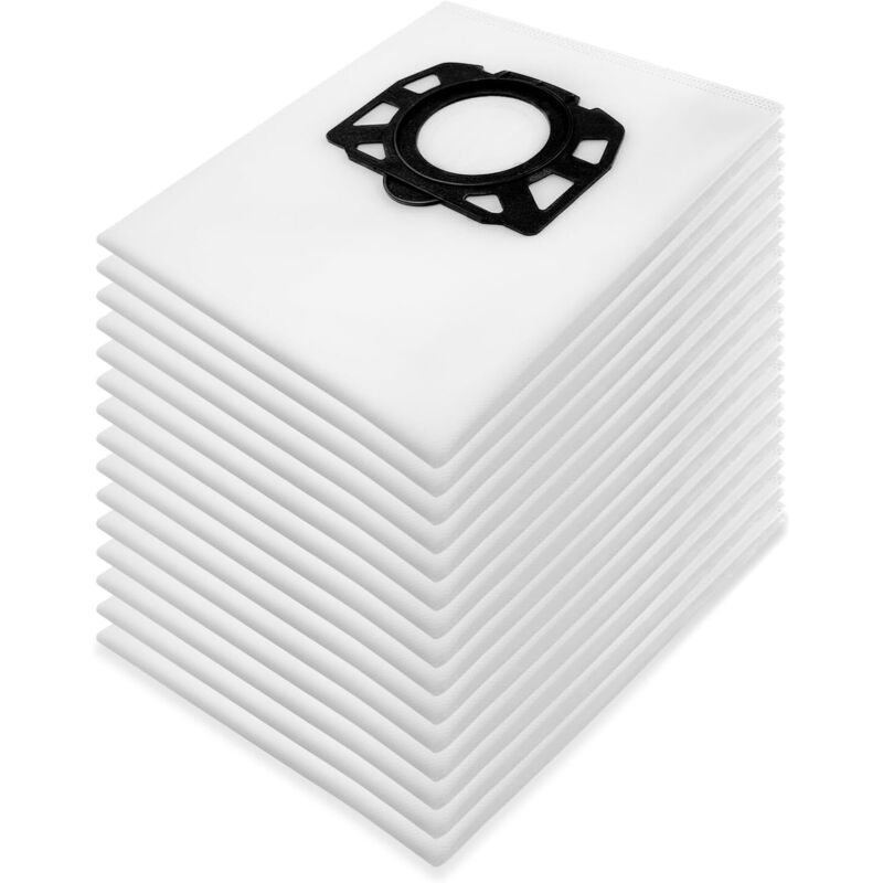 Set Aus 6 Staubsauger-filterbeuteln Für Kärcher Wd4, Wd5, Wd6, Mv4, Mv5, Mv6 – Vlies 487, Nass- & Trockensauger, Maße 42x49 Cm