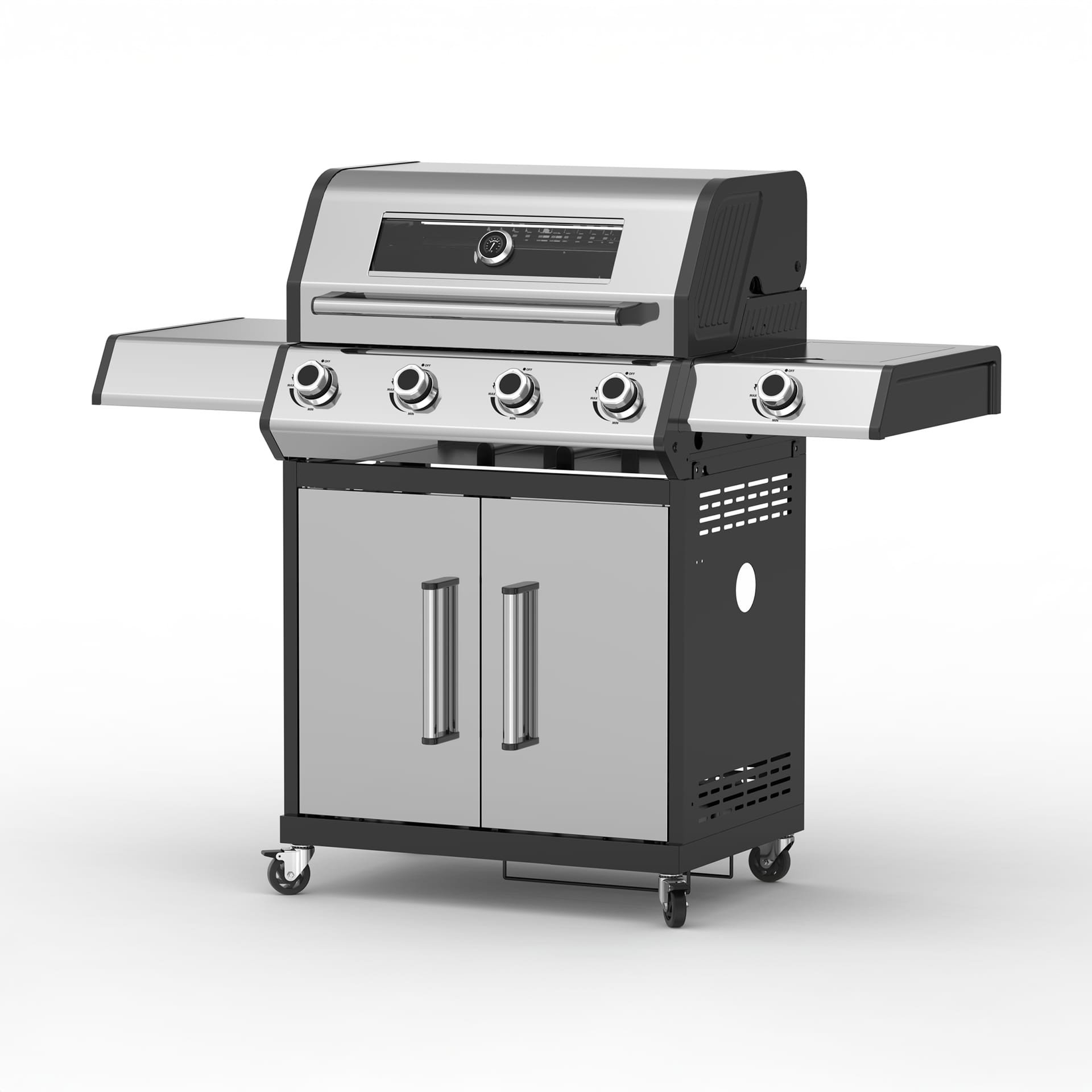 Teesa Bbq 5006 Master Edelstahl Grill Gas 5 Brenner 17 Kw
