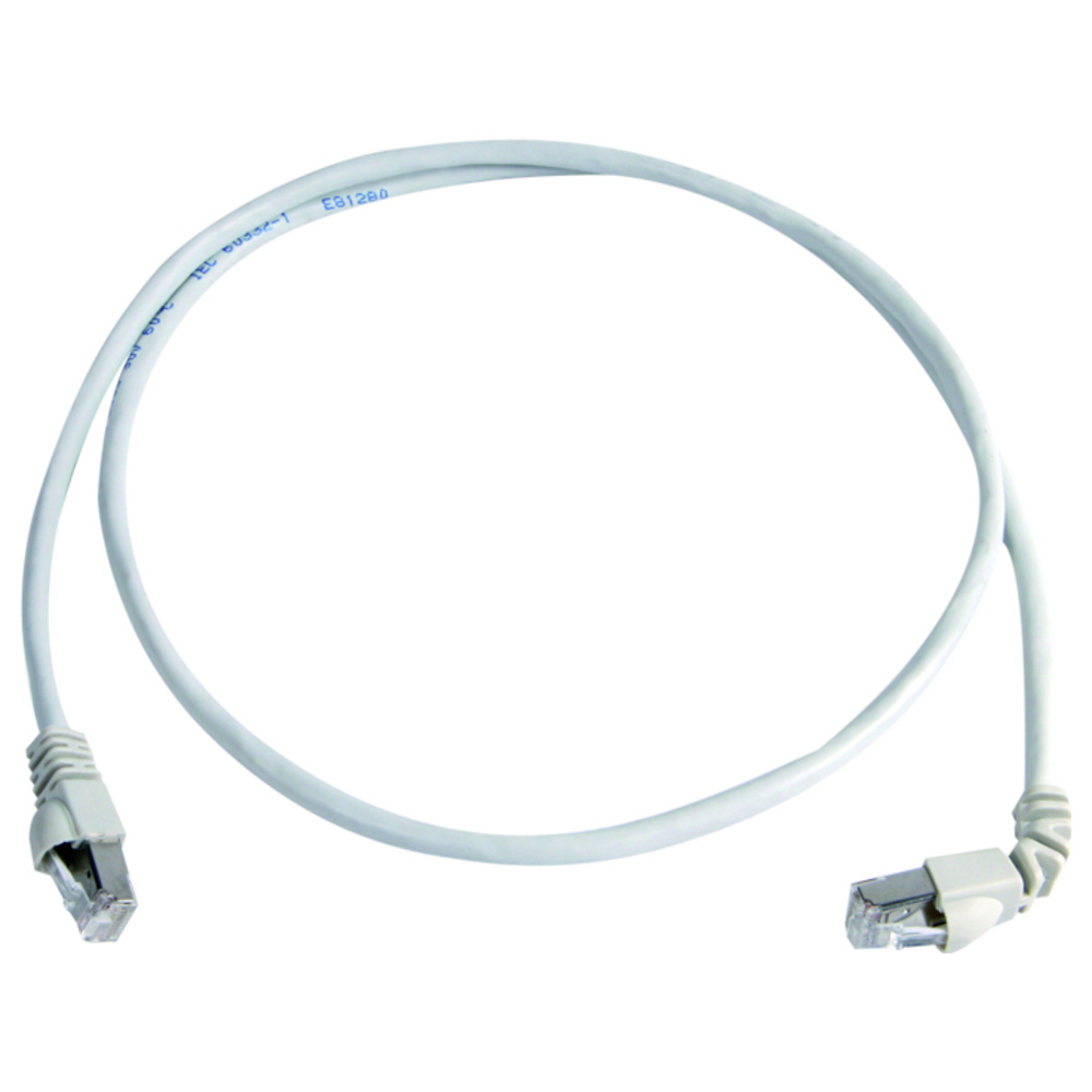 Telegärtner 100008022 Rj45 Patchkabel Cat 6a S/ftp 0.5 M Weiß Flammwidrig, Mit Knickschutztülle 1 St