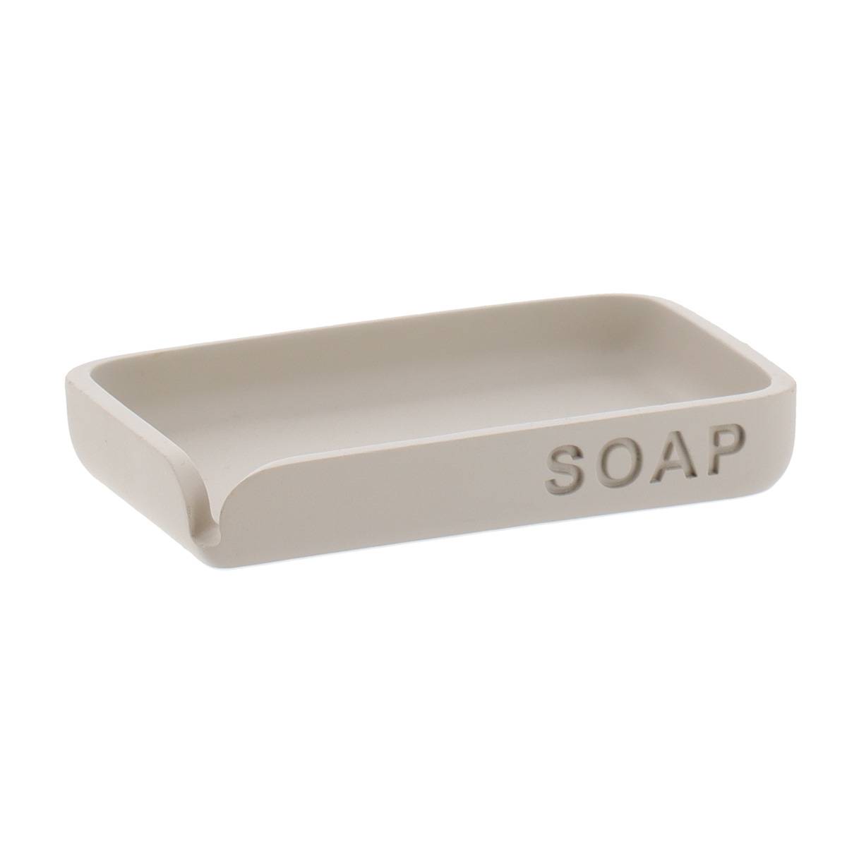 Seifenschale Aus Polyresin Grave - Beige - Tendance