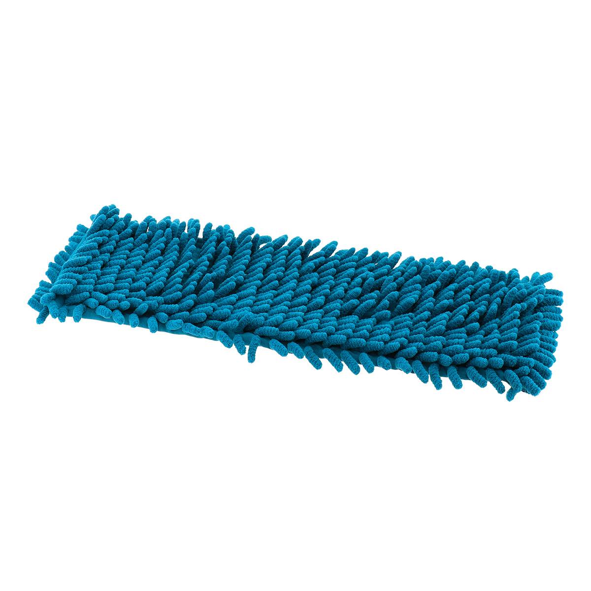 Mikrofaser-chenille-staubschutzbezug Für Flachen Moppkopf - Entenblau - Tendance