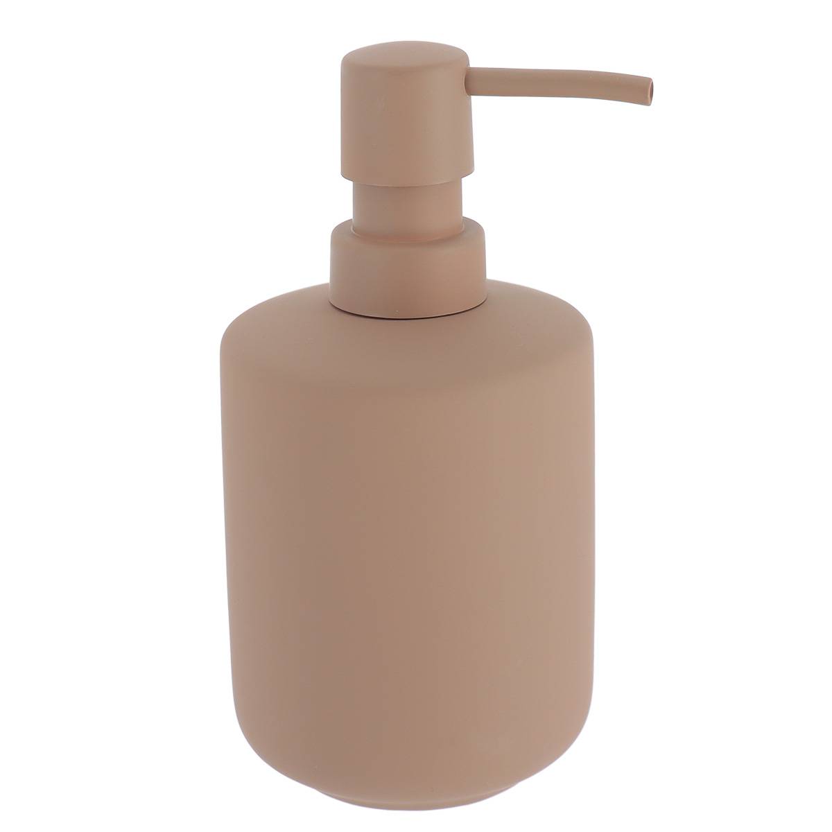 Seifenspender Aus Steinzeug Mit Rubbereffekt 400 Ml - Cappuccino - Tendance