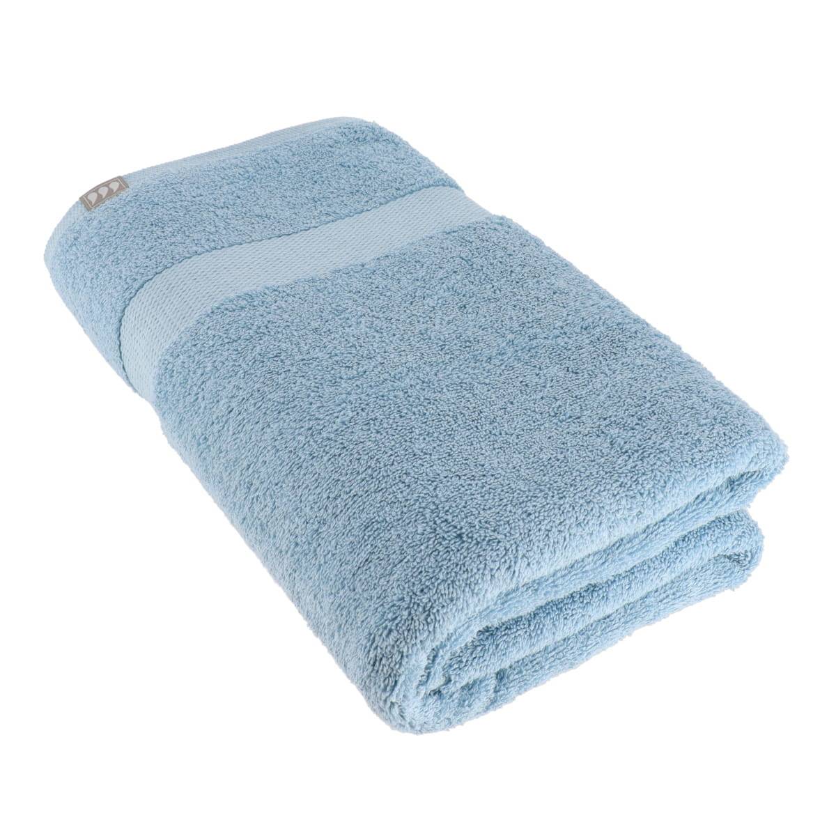 Badetuch 90x150 Cm 100% Baumwolle - Hellblau - Tendance