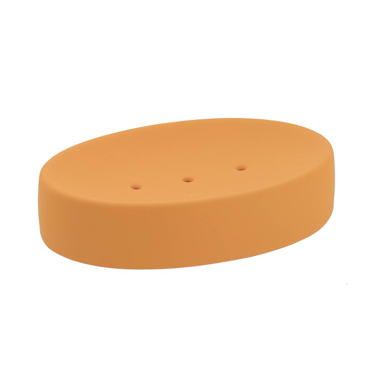 Seifenschale Aus Steinzeug Mit Rubber-effekt - Senf - Tendance