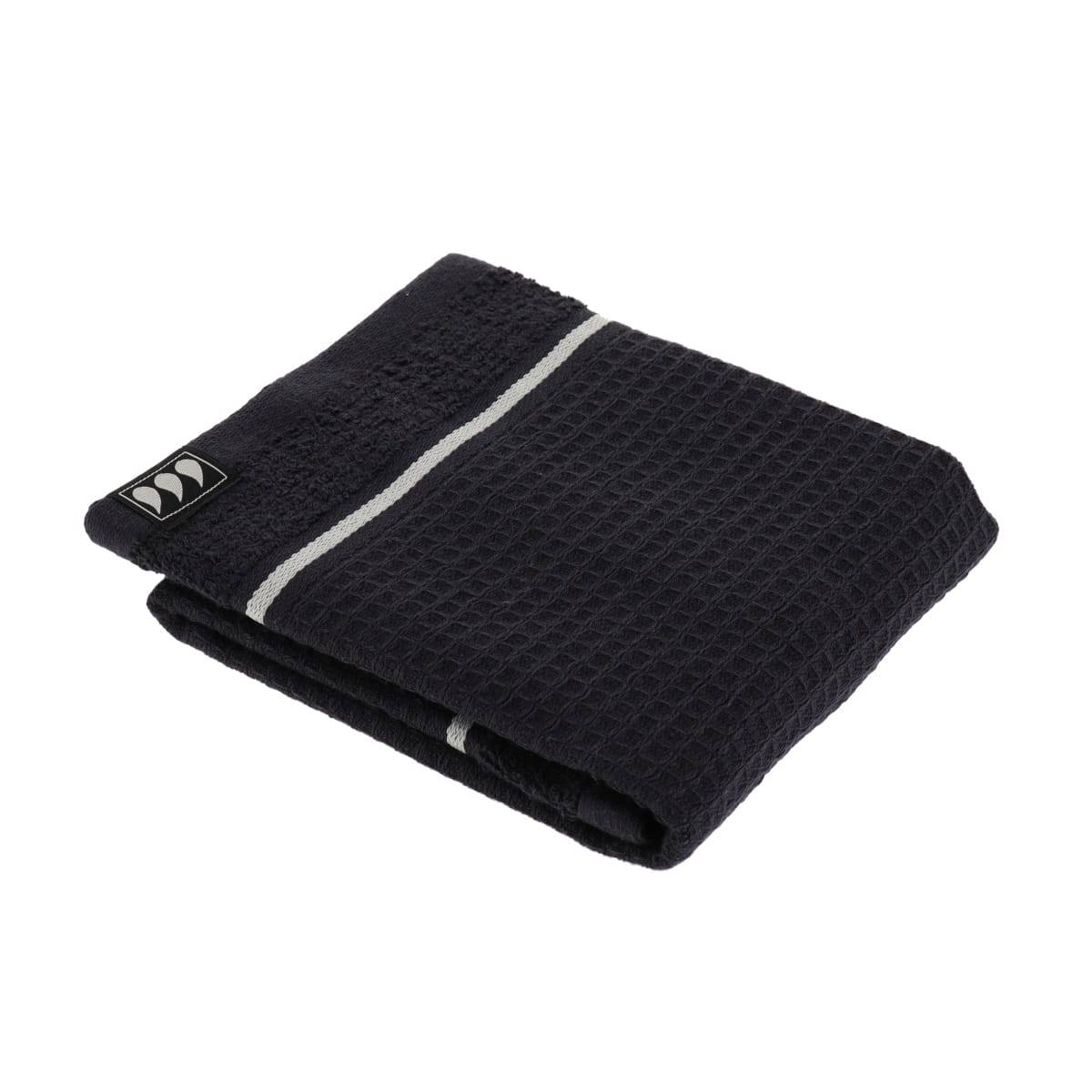 Invitee Handtuch 30x50 Cm 100% Baumwolle Wabe - Schwarz - Tendance