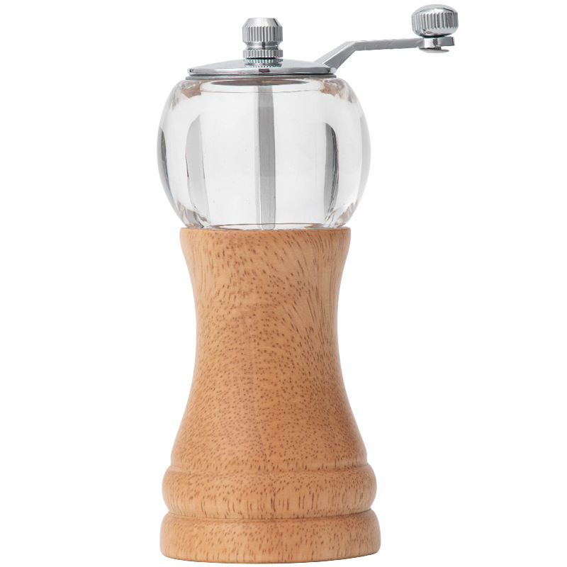 Gewürz-, Salz- Und Pfeffermühle – Nachfüllbarer Streuer Mit Verstellbarem Keramikrotor – Küchenaccessoire – 1 Stück (holzfarbe)