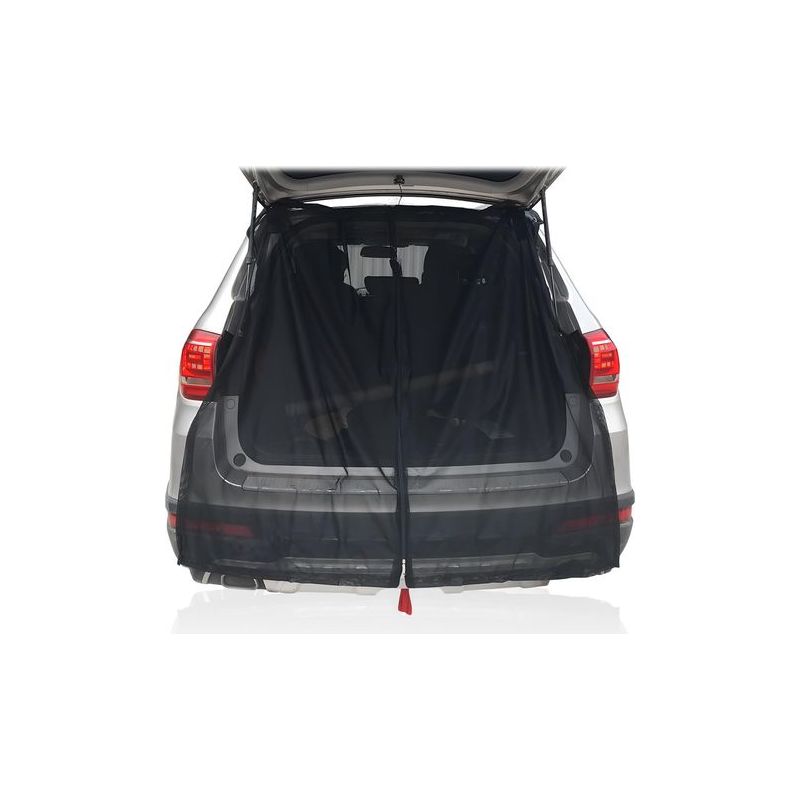 Moskitonetz Für Die Hecktür Von Lieferwagen, Sonnenschutzvorhänge Für Die Heckklappe Von Autos, Schwarzes Insektennetz Aus Netzgewebe, Magnetisches Moskitonetz Für Wohnwagen Und Wohnmobile.