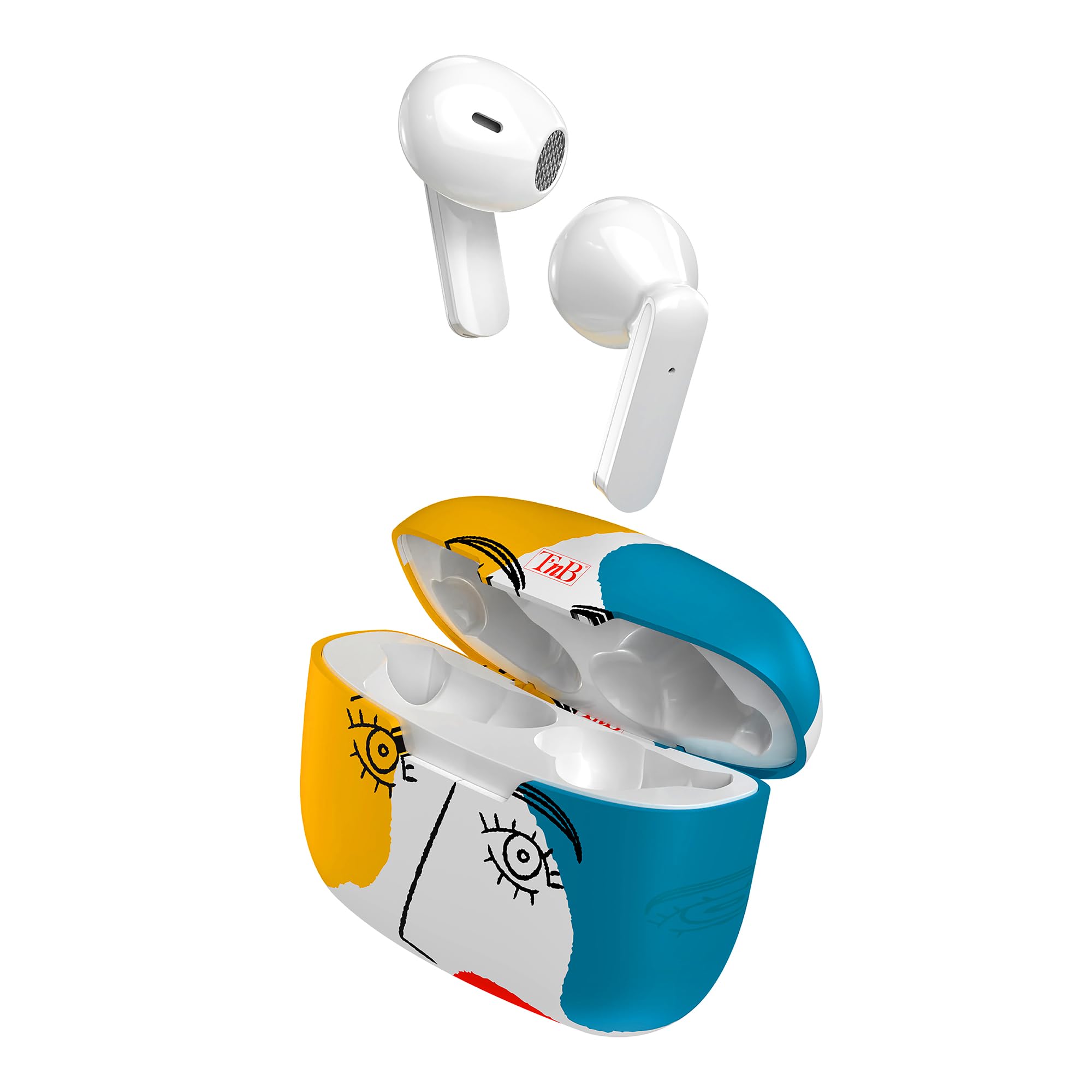 T'Nb - Kabellose Bluetooth-kopfhörer Der Exklusiven Kollektion, Semi-in-ear-form, Lange Akkulaufzeit Von Bis Zu 10 Stunden De Hördauer, Integriertes Mikrofon - Künstlerisches Design