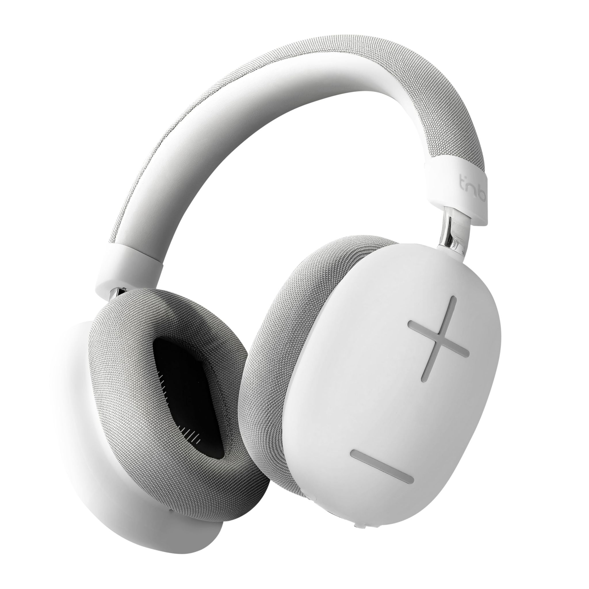 T'Nb Bounce Max - Circumaural Drahtlose Kopfhörer Neue Version, Komfortabel Und Geräumig, Mit Bluetooth-anschluss, Stereo-sound Mit Integriertem Mikrofon, Dauer Ofbis Zu 50 Stunden - White