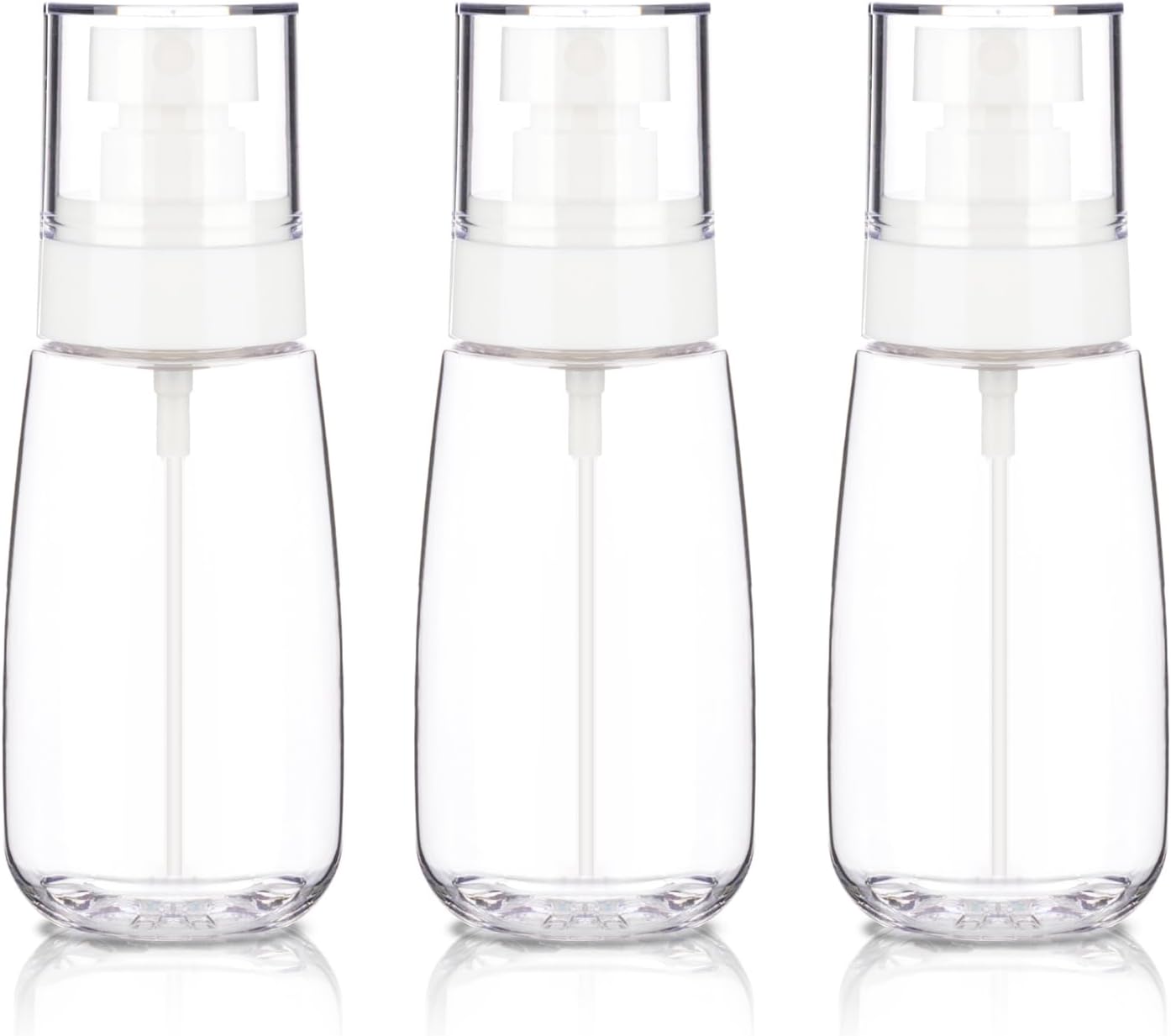 3er-pack Kleine Reise-sprühflaschen, 100 Ml, Leere Reise-sprühflaschen, Mini-sprühflaschen Aus Kunststoff Mit Feinem Nebel