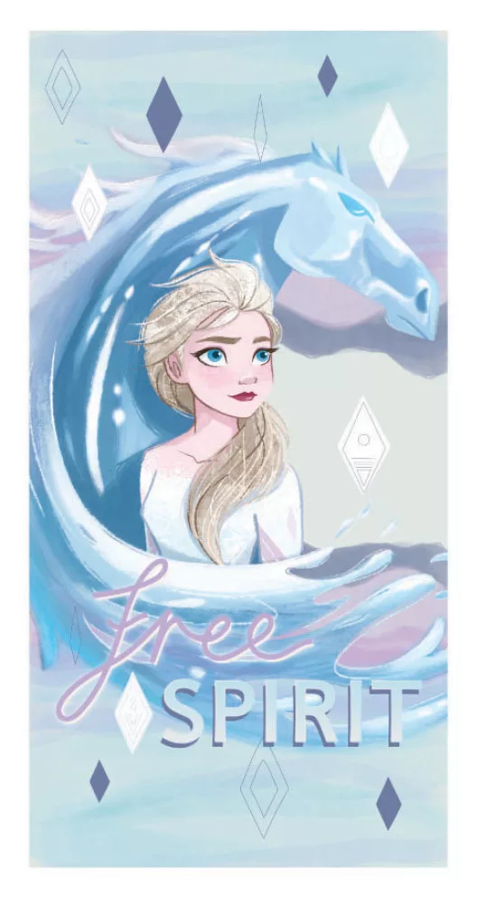 Kinderhandtuch 70 X 137 Cm, Mikrofaser, Strand- Und Badetuch Mit Frozen-motiv, Frozen Anna