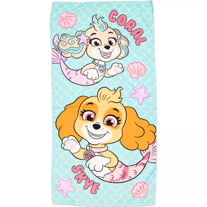 Skye Paw Patrol Großes Handtuch 60 X 120 Mikrofaser Strandbad Kinder