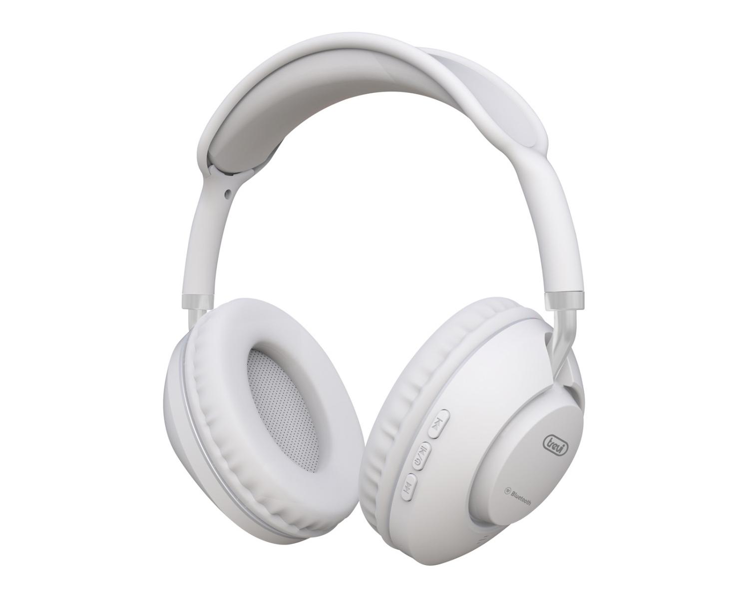 Trevi Dj 12e42 Bt Kopfhörer Verkabelt & Kabellos Kopfband Anrufe/musik Bluetooth Weiß