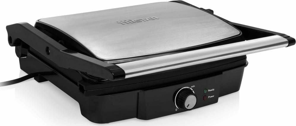 Elektrischer Grill Tristar Gr 2853 Schwarz Silber 2000 W