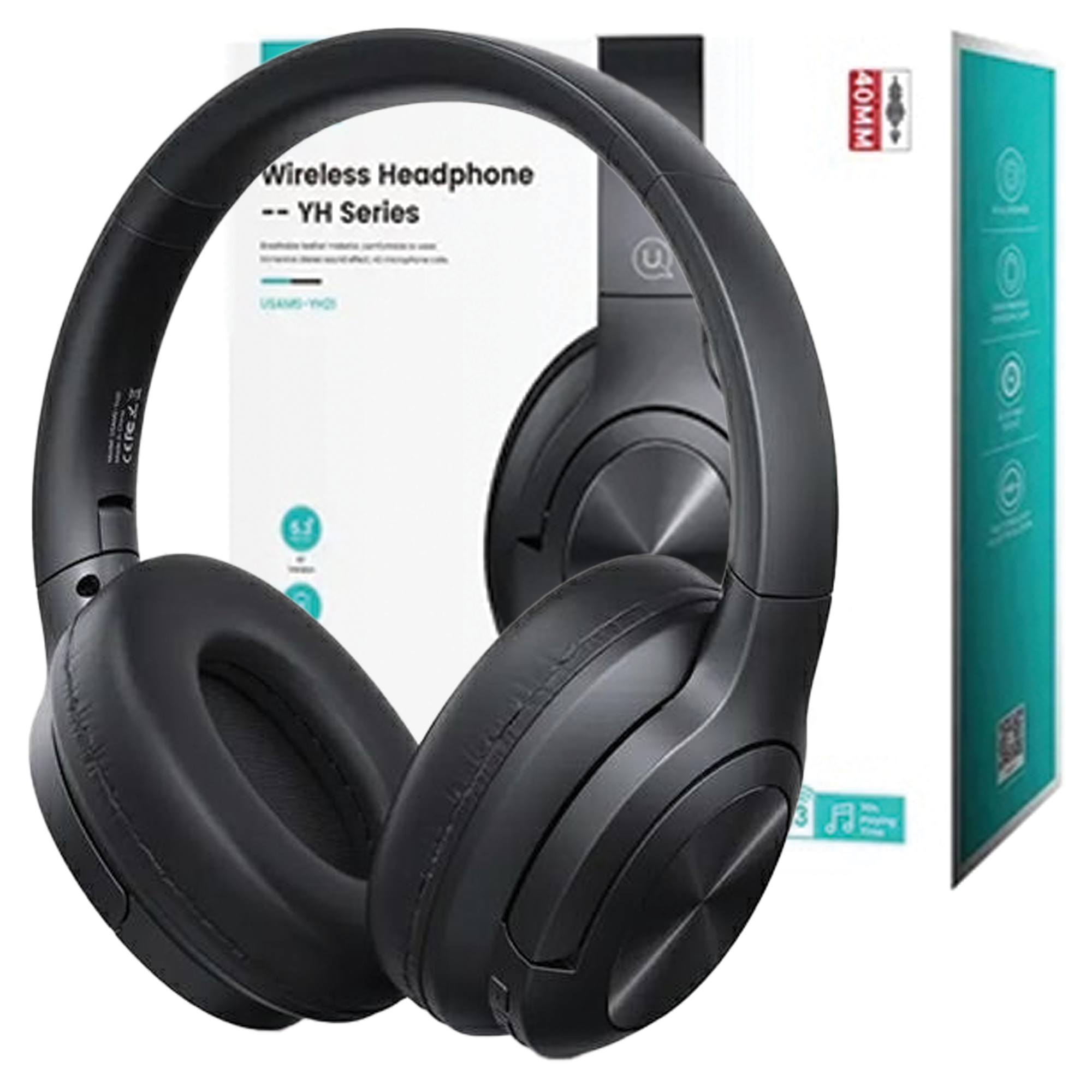 Usams Bluetooth 5.3 On-ear-kopfhörer Us-yh Serie Schwarz/schwarz Tdlyejys01 (usams-yh21)