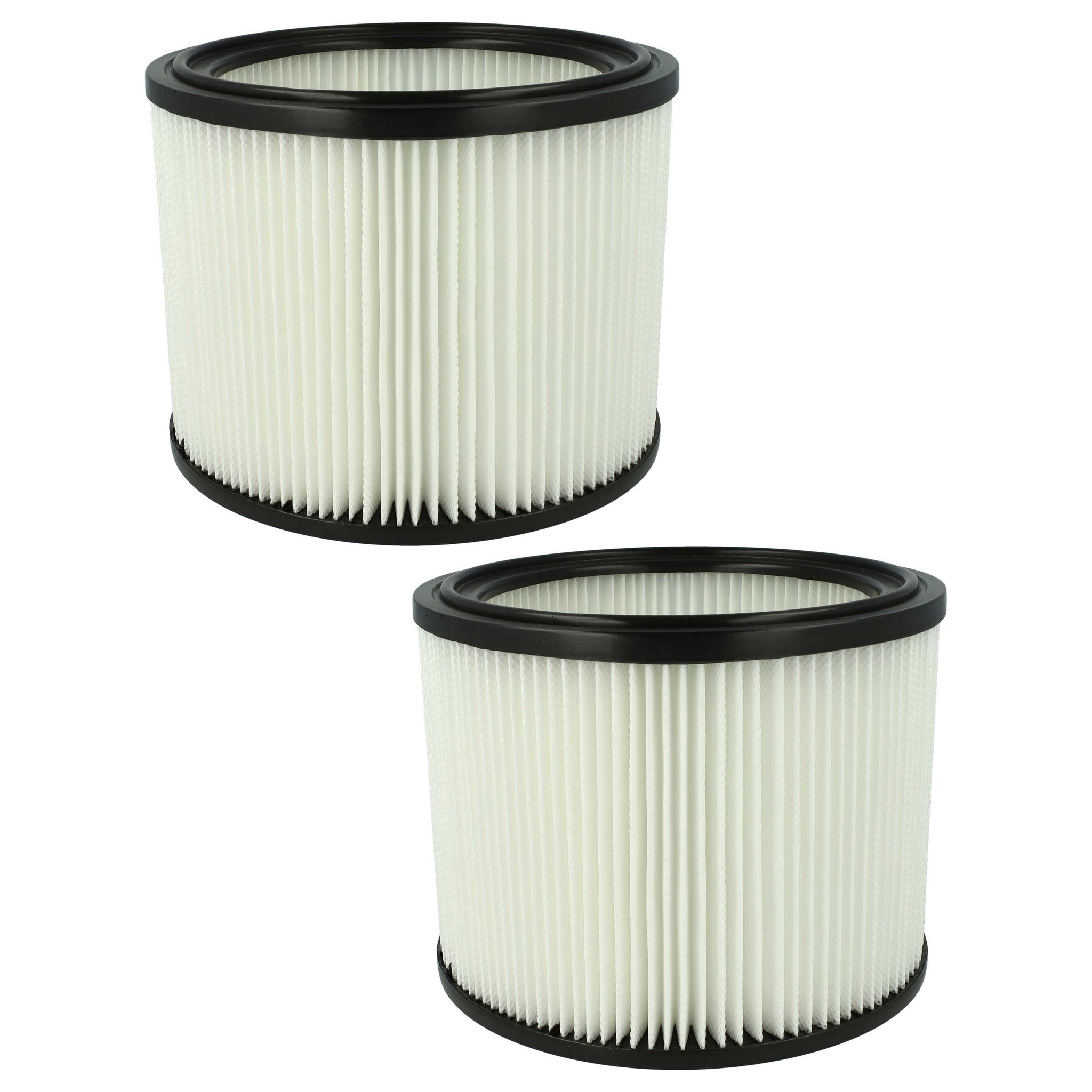 Vhbw 2x Filterelement Kompatibel Mit Nilfisk Aero 21b 0l Bp36v Nass-/trockensauger - Feinstaubfilter Papier/gummi