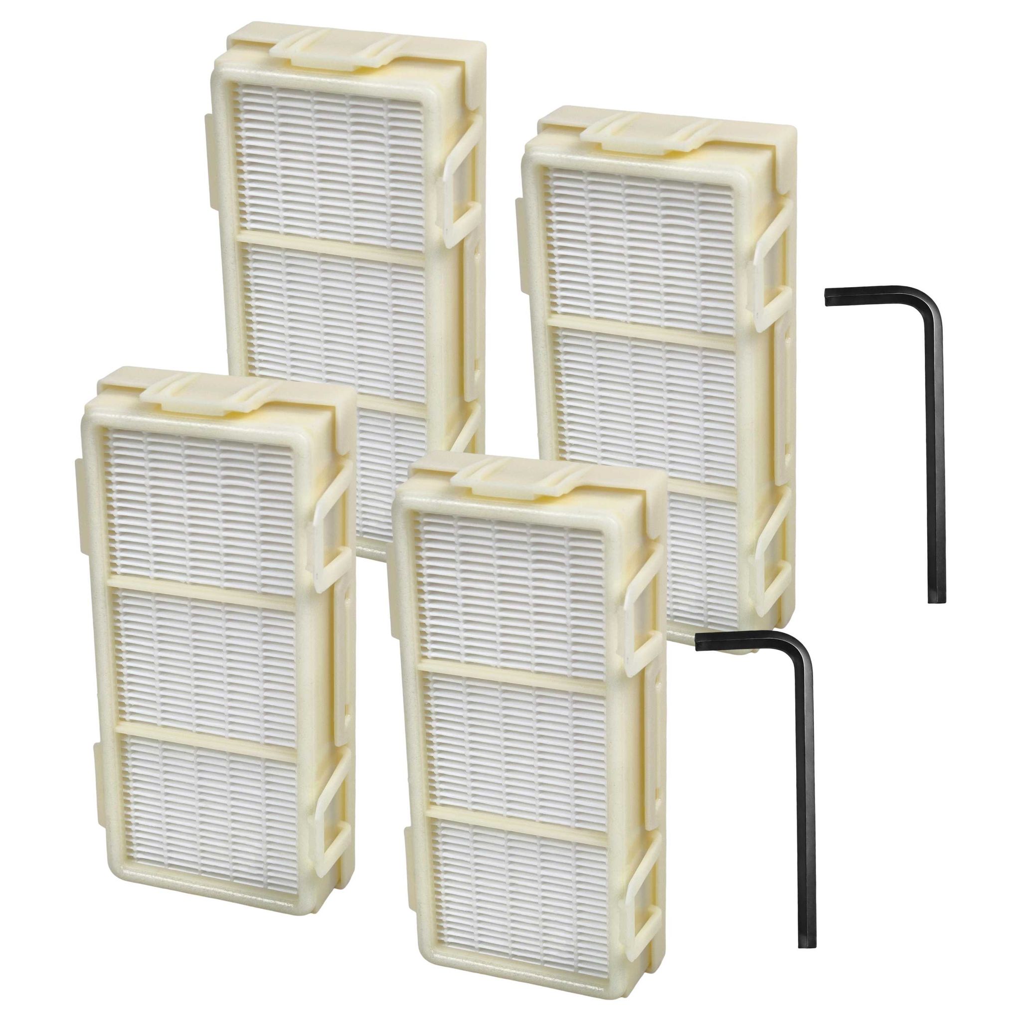 Vhbw 4x Hepa Filter Ersatz Für Dyson 965280-01 Für Händetrockner H13, Gelb