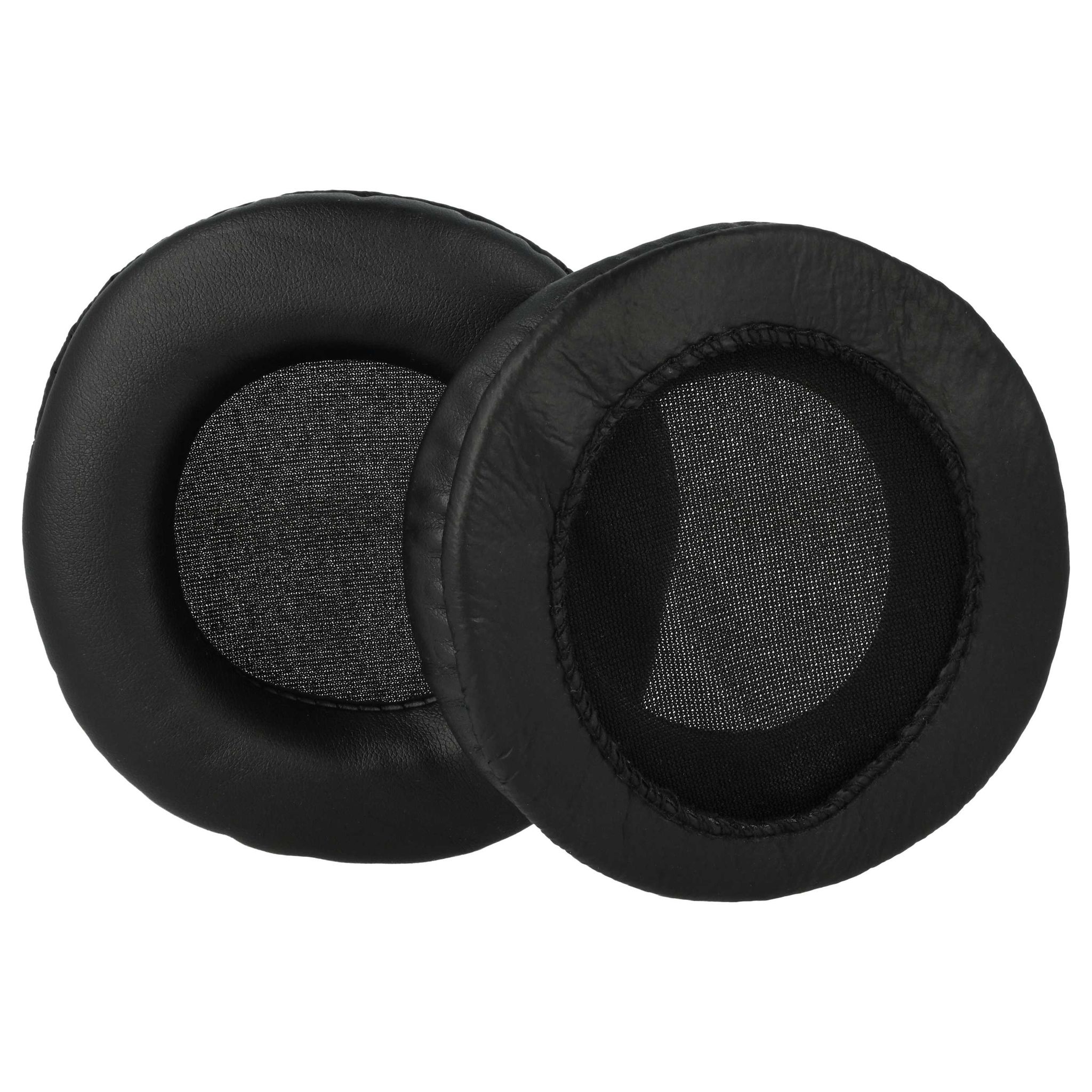 Vhbw 2x Ohrpolster Kompatibel Mit Sony Mdr Rf4000 Rf6500, Rf7000, Rf5000, Rf 6000 Kopfhörer Headset, Schaumstoff / Kunststoff Schwarz