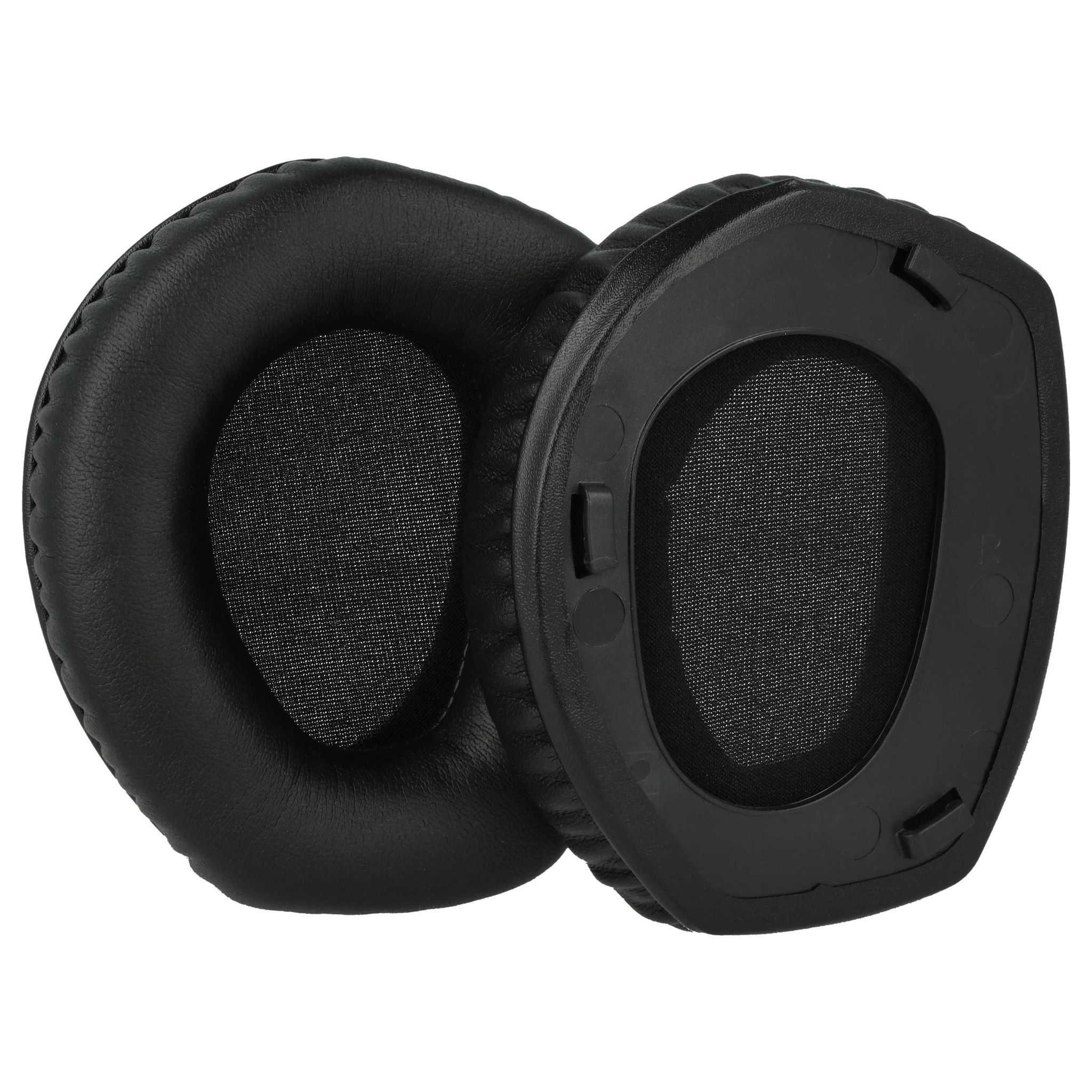 Vhbw 2x Ohrpolster Kompatibel Mit Sennheiser Rs 195 195 Rf Kopfhörer Headset, Schaumstoff / Kunststoff Schwarz