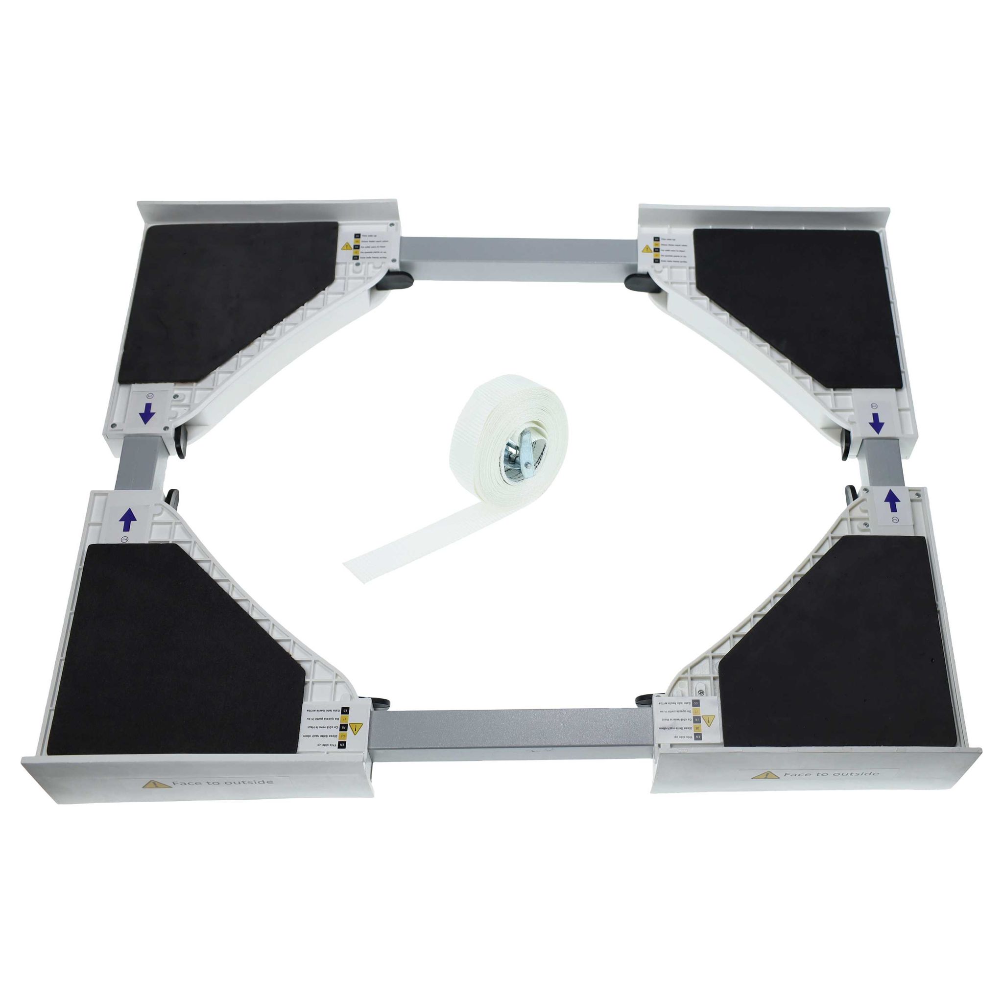 Vhbw Universal Verbindungssatz Ersatz Für Niuxx Ljj-04 Für Waschmaschinen & Wäschetrockner Mit Breite 46 - 66 Cm - Stapel-set