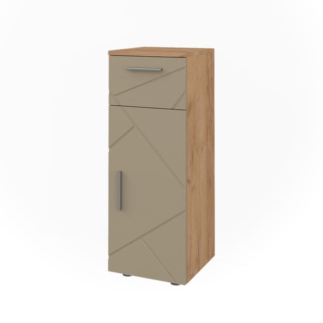 Midischrank Irma, Goldkraft Eiche, 30 X 81 Cm, Vicco