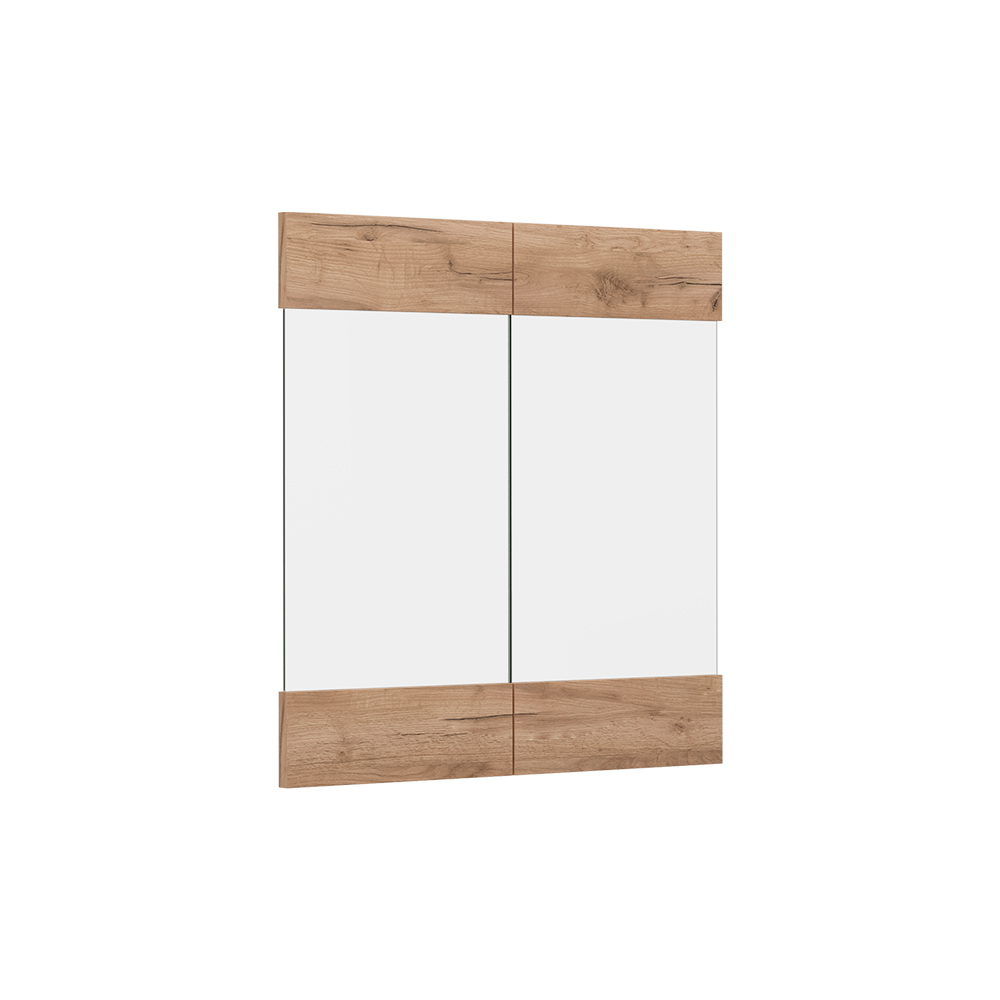 Küchenfront R-line, Goldkraft Eiche, 59.2 X 59 Cm Möbelfront Für Den Hängeglasschrank, Vicco