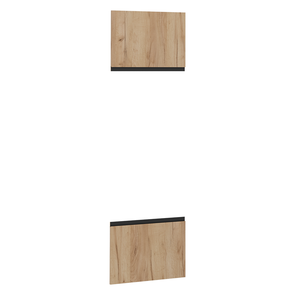 Küchenfront R-line, Goldkraft Eiche, 59.6 X 76.6 Cm Möbelfront Für Den Mikrowellenschrank, Vicco