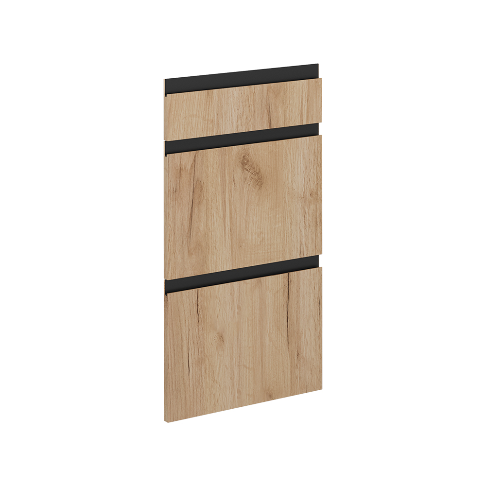 Küchenfront R-line, Goldkraft Eiche, 39.6 X 70.4 Cm Möbelfront Für Den Schubladenunterschrank, Vicco