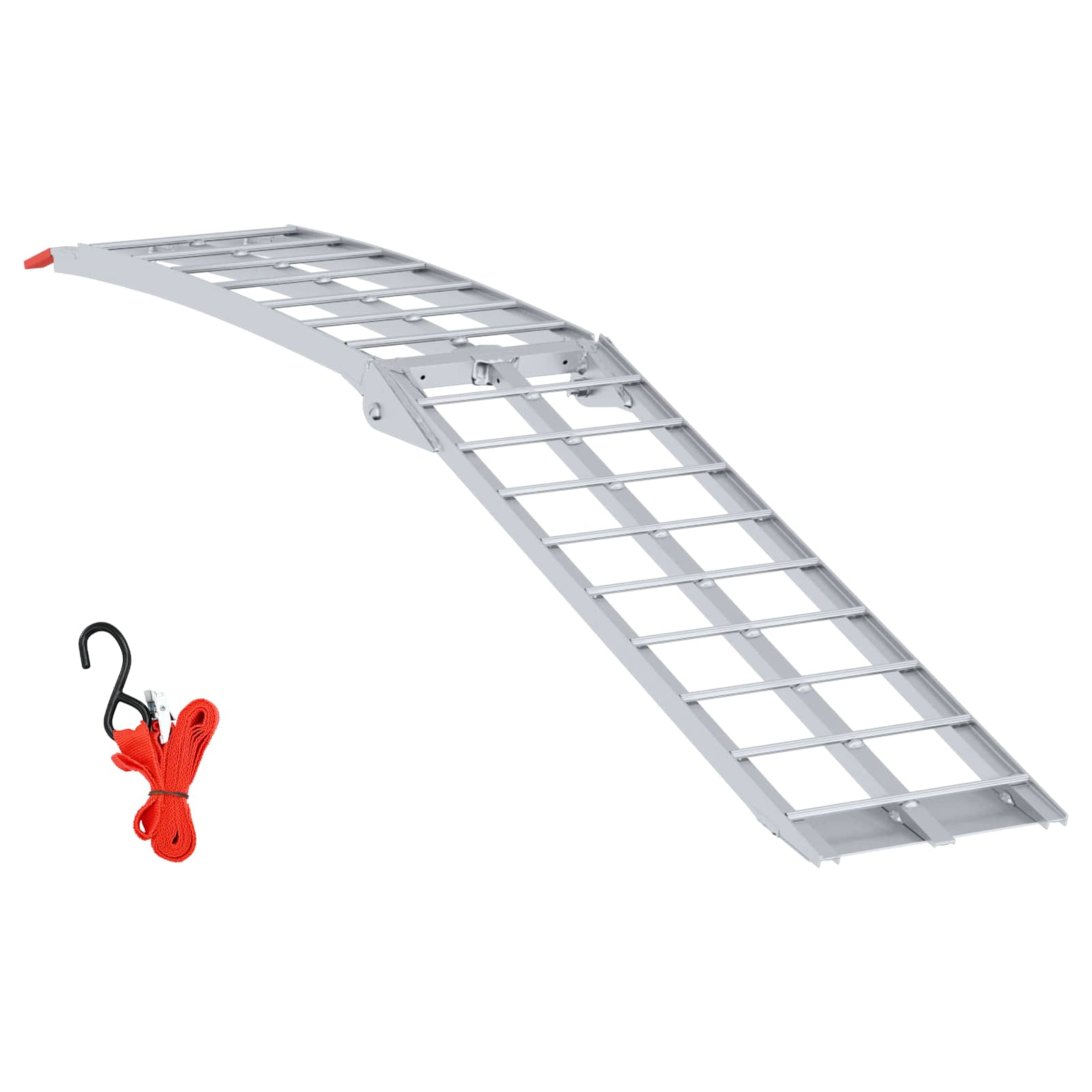 Motorradrampe Silber 340 Kg Pro Stück Aluminium Vidaxl