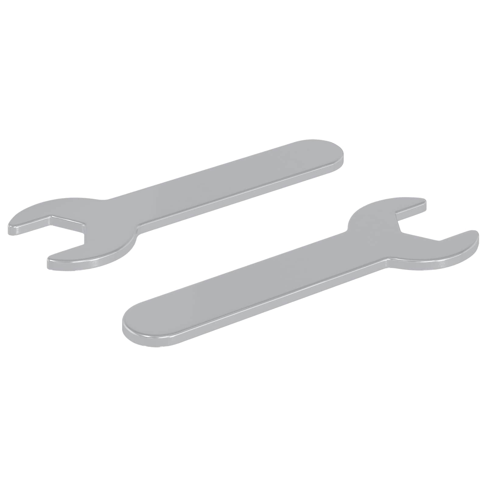 Spanner 2 Stk. Silber 13 Mm Eisen Vidaxl