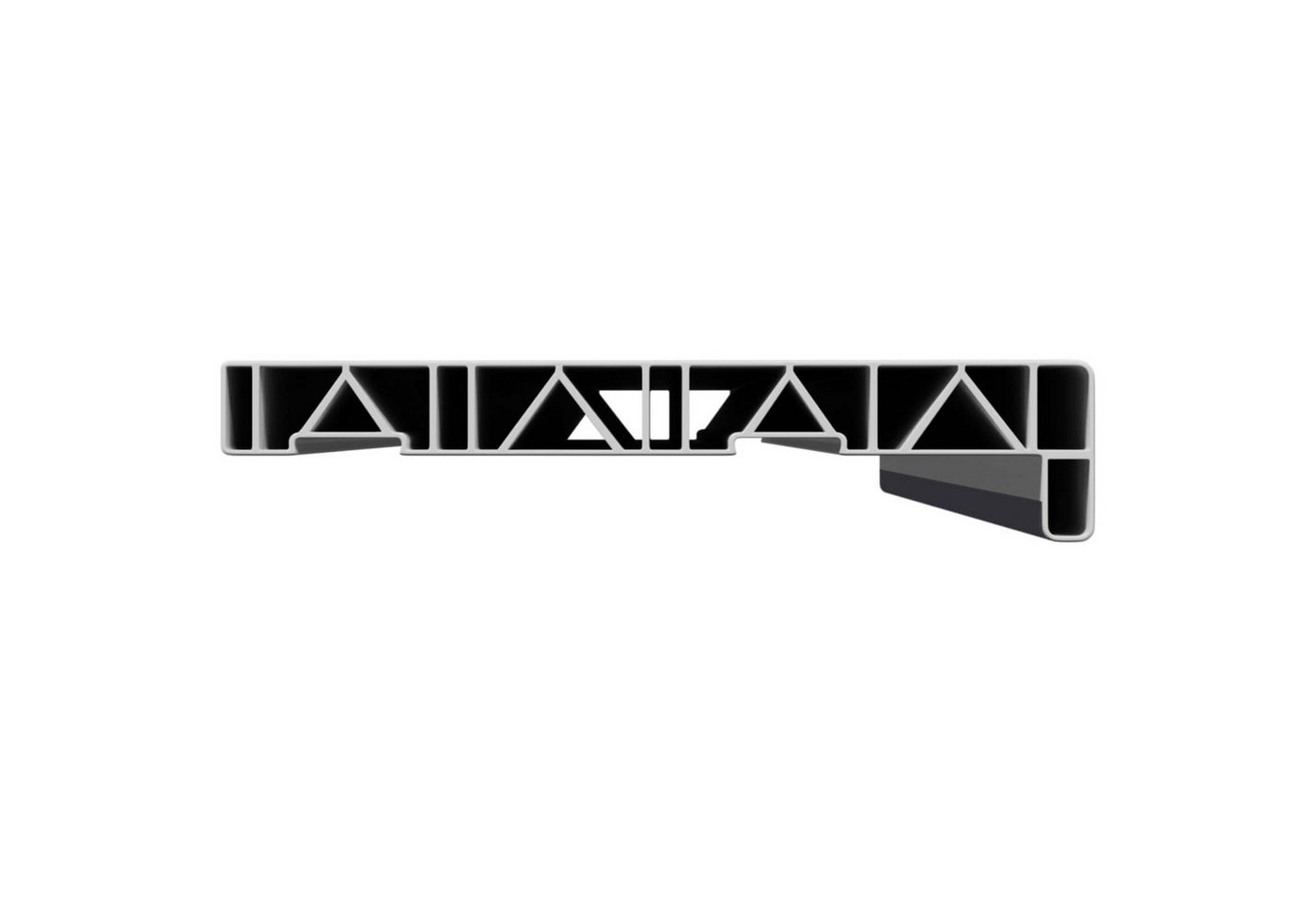 Fensterbank Anthrazit Mit Holzmaserung 60 X 20 X 4,5 Cm Pvc Vidaxl Bild 3
