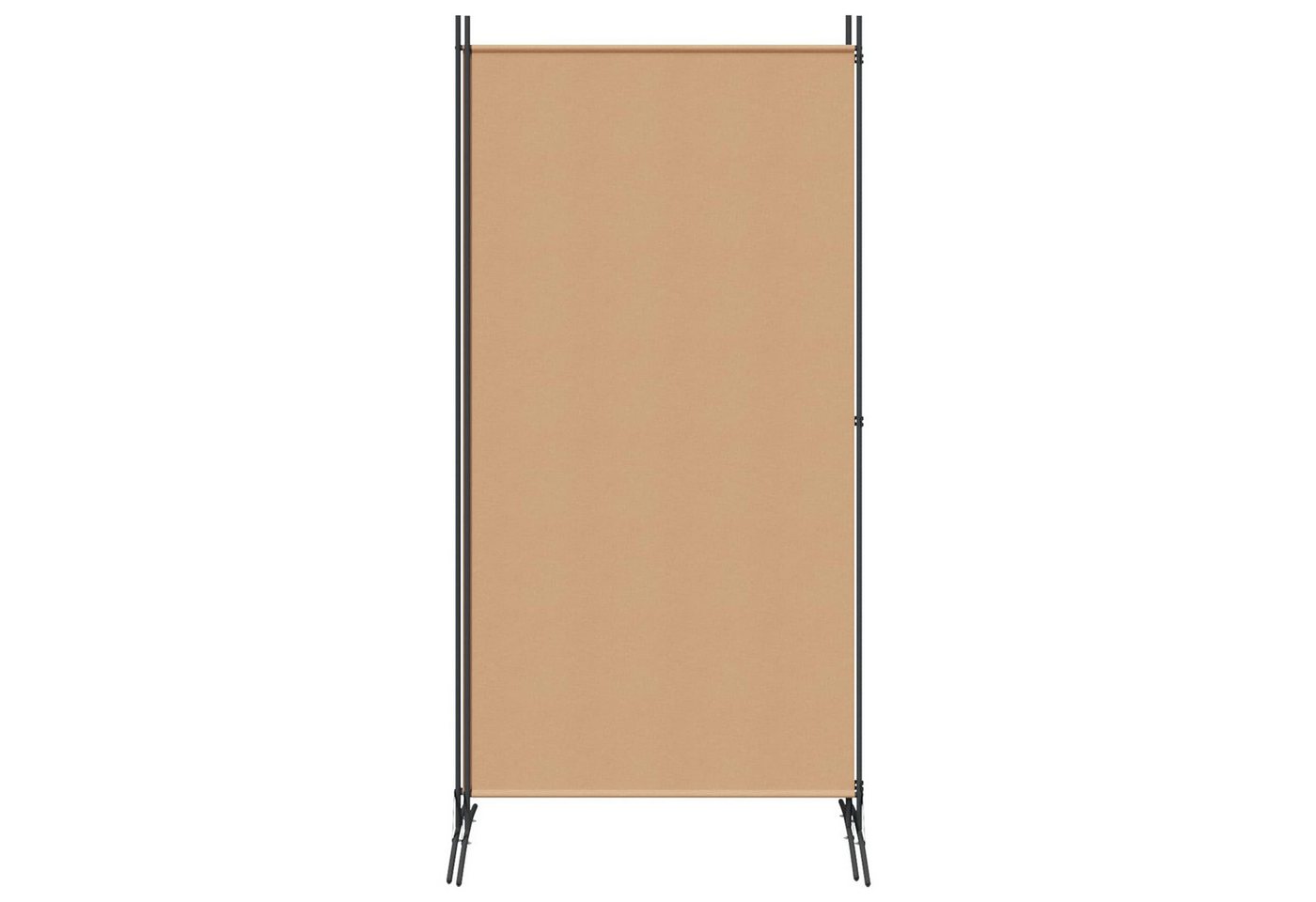 2-teiliger Raumteiler Beige 175 X 180 Cm Stoff Vidaxl Bild 3