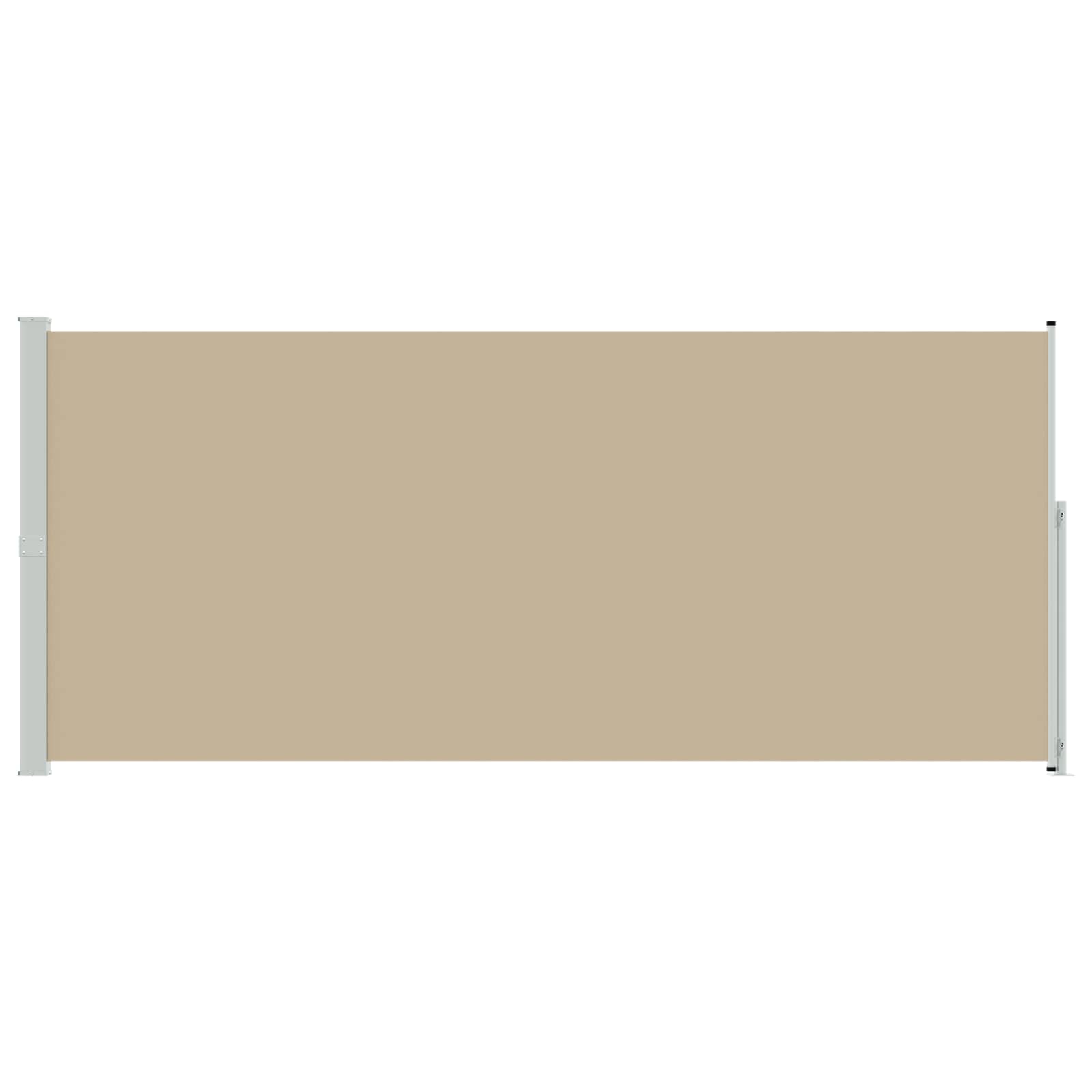 Vidaxl Retractable Side Awning 180 X 500 Cm 100% Polyester Iron Steel