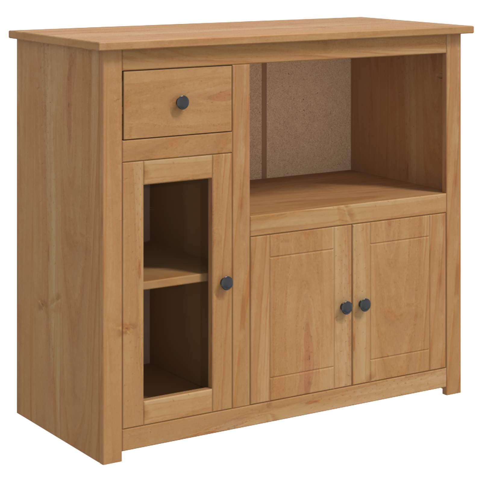 Mikrowellen-sideboard Panama Honigwachs 99,5 X 44 X 86,5 Cm Vidaxl
