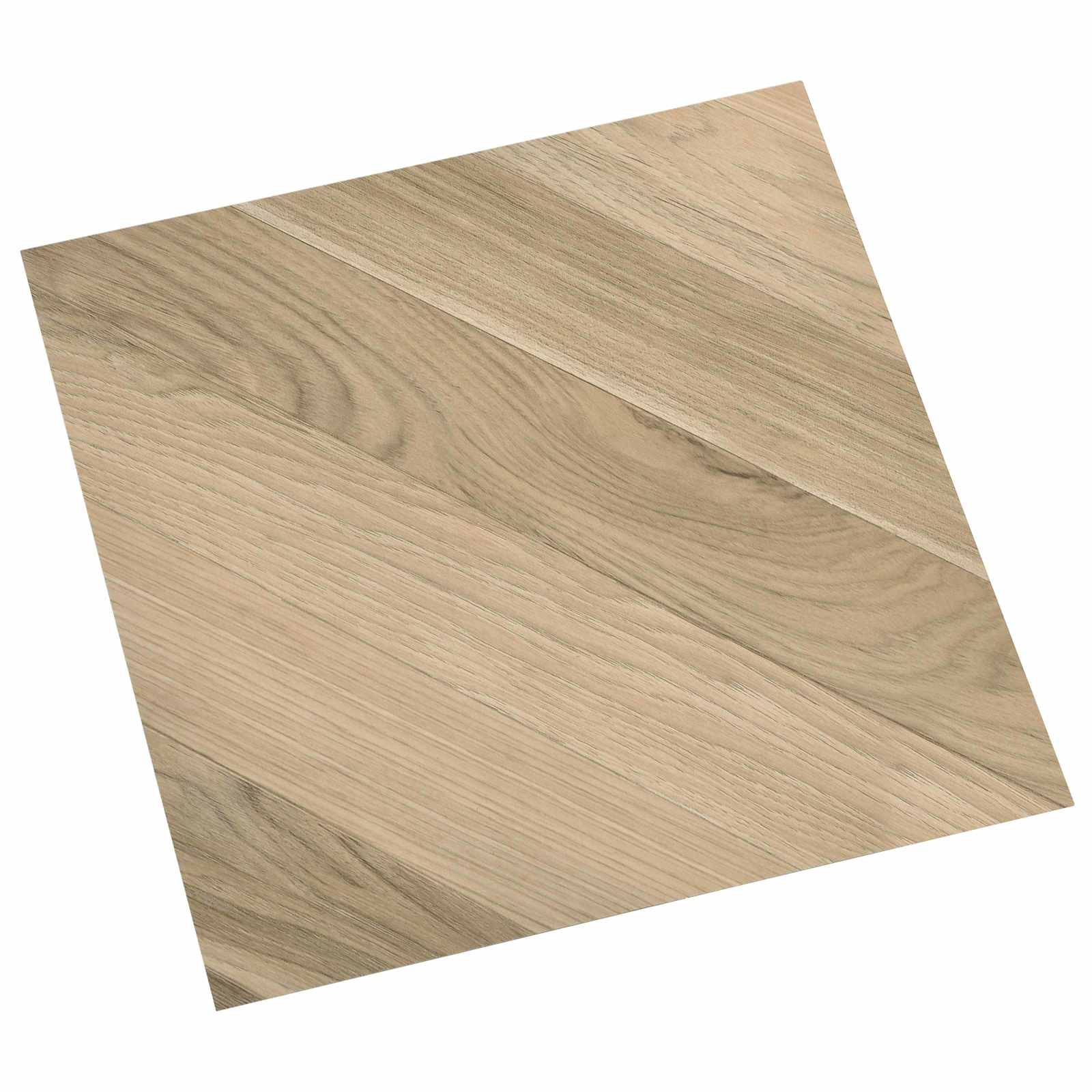 Vidaxl Self-adhesive Flooring Planks Brown Striped 30.5 X 30.5 Cm