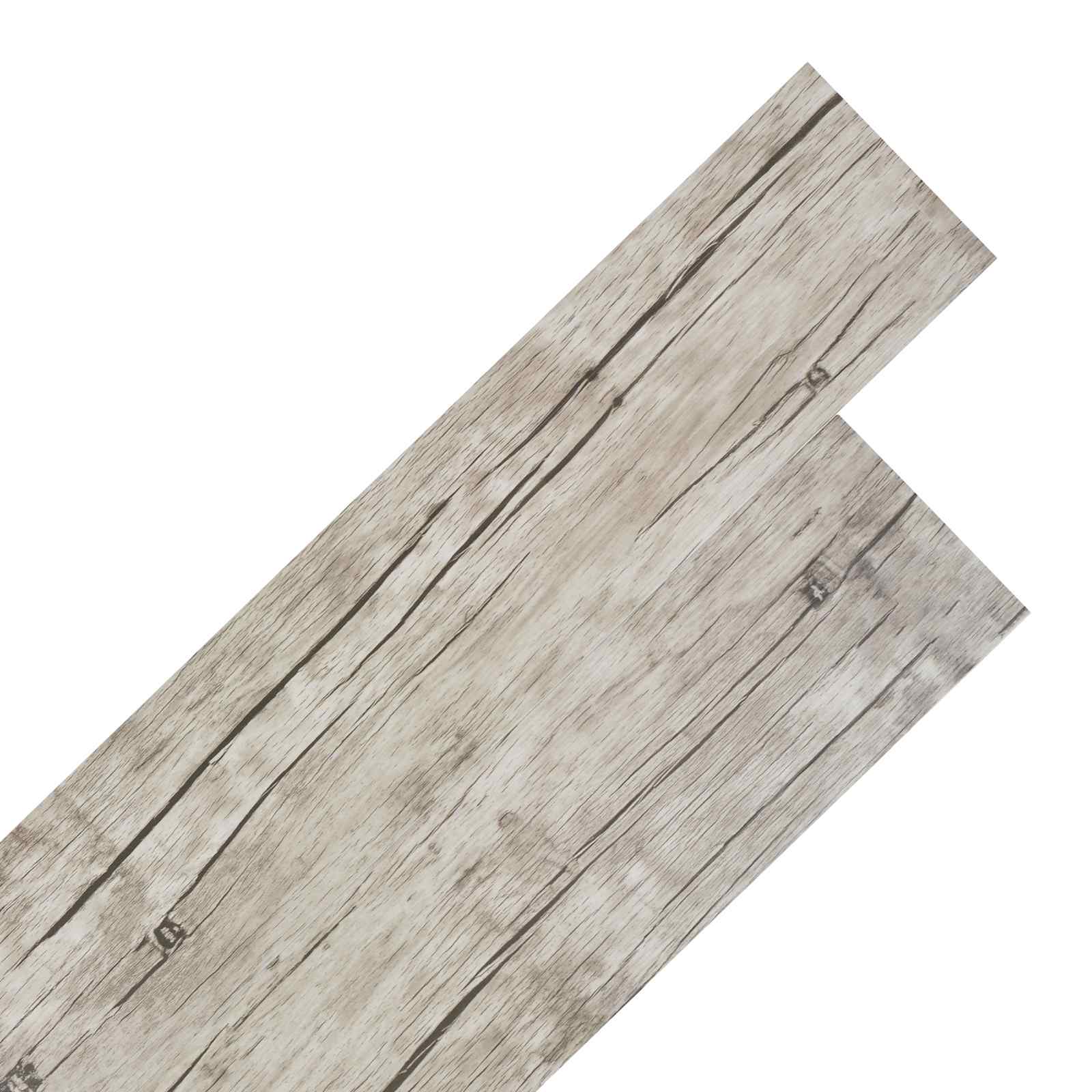 Vidaxl Self-adhesive Pvc Flooring Planks Washed Oak 30.5 X 61 Cm