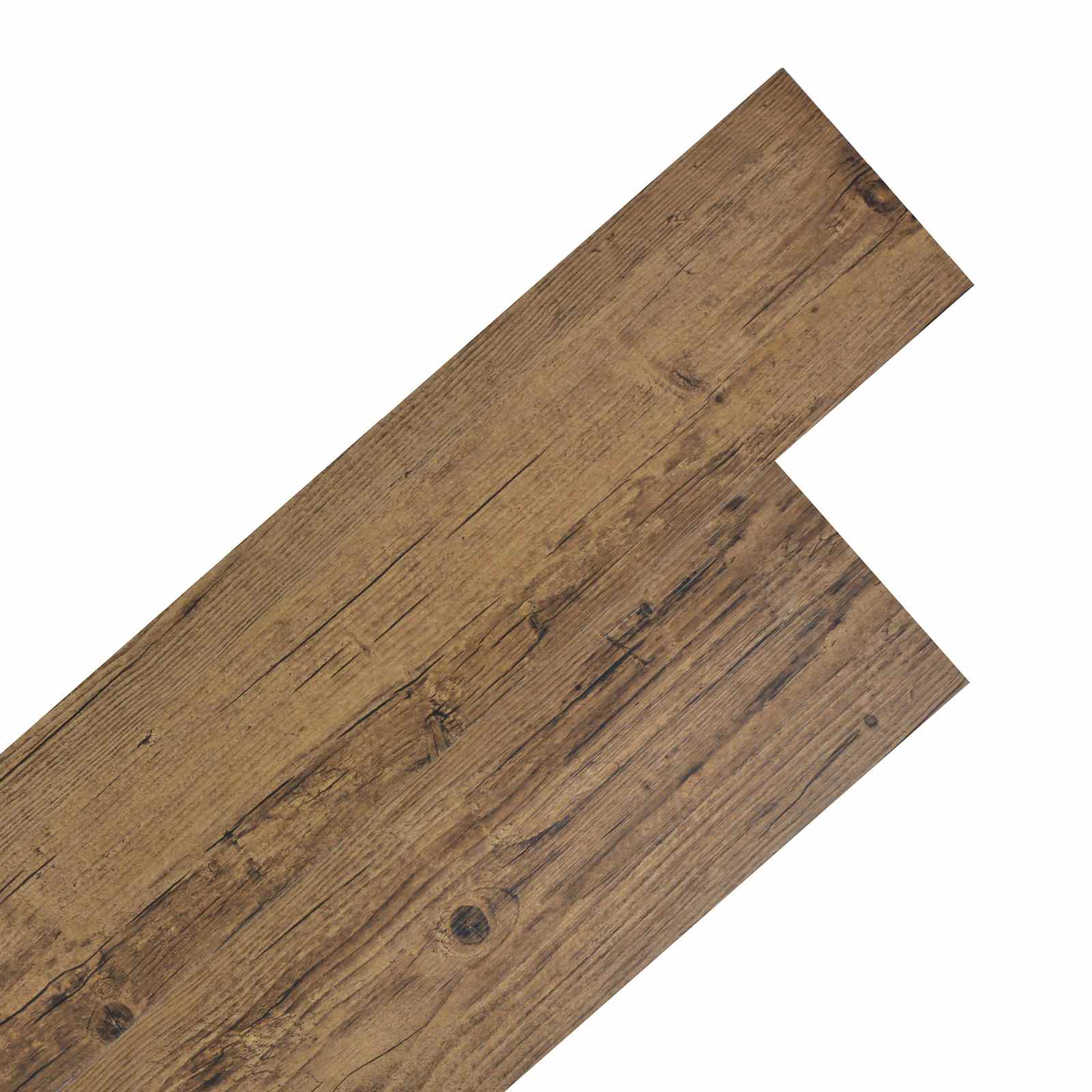 Vidaxl Self-adhesive Pvc Flooring Planks Walnut Brown 30.5 X 61 Cm